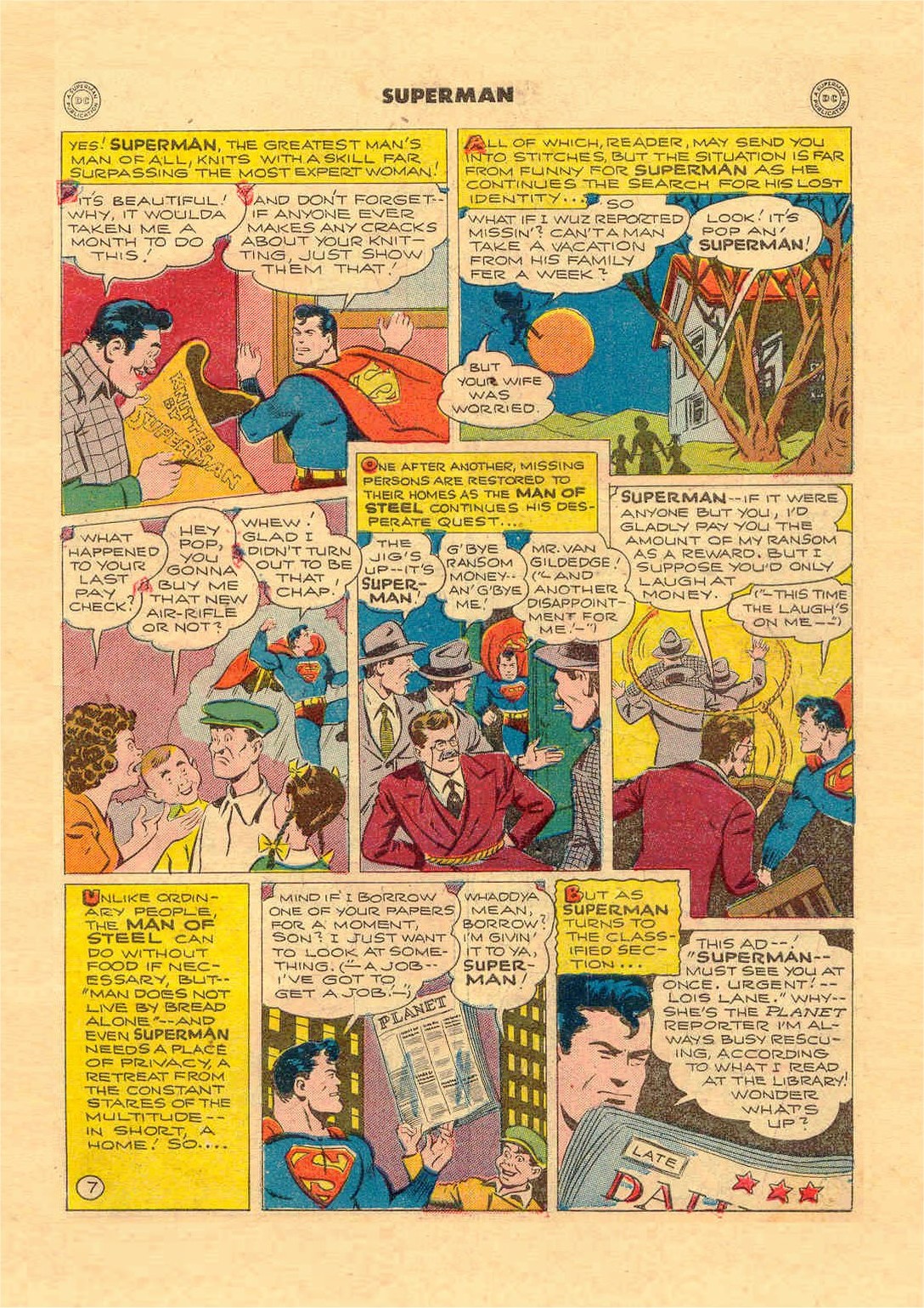 Read online Superman (1939) comic -  Issue #32 - 8