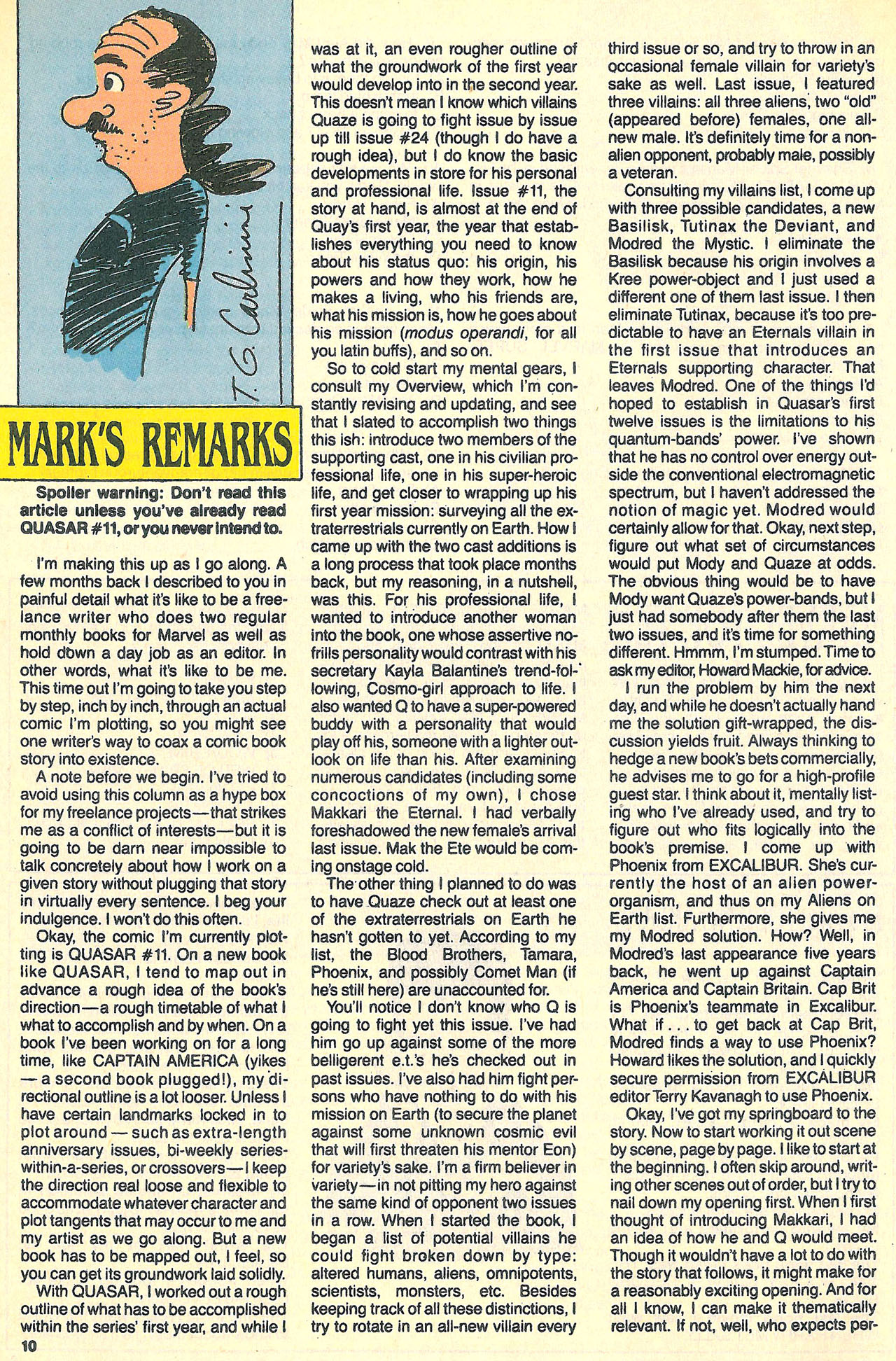 Read online Marvel Age comic -  Issue #90 - 12