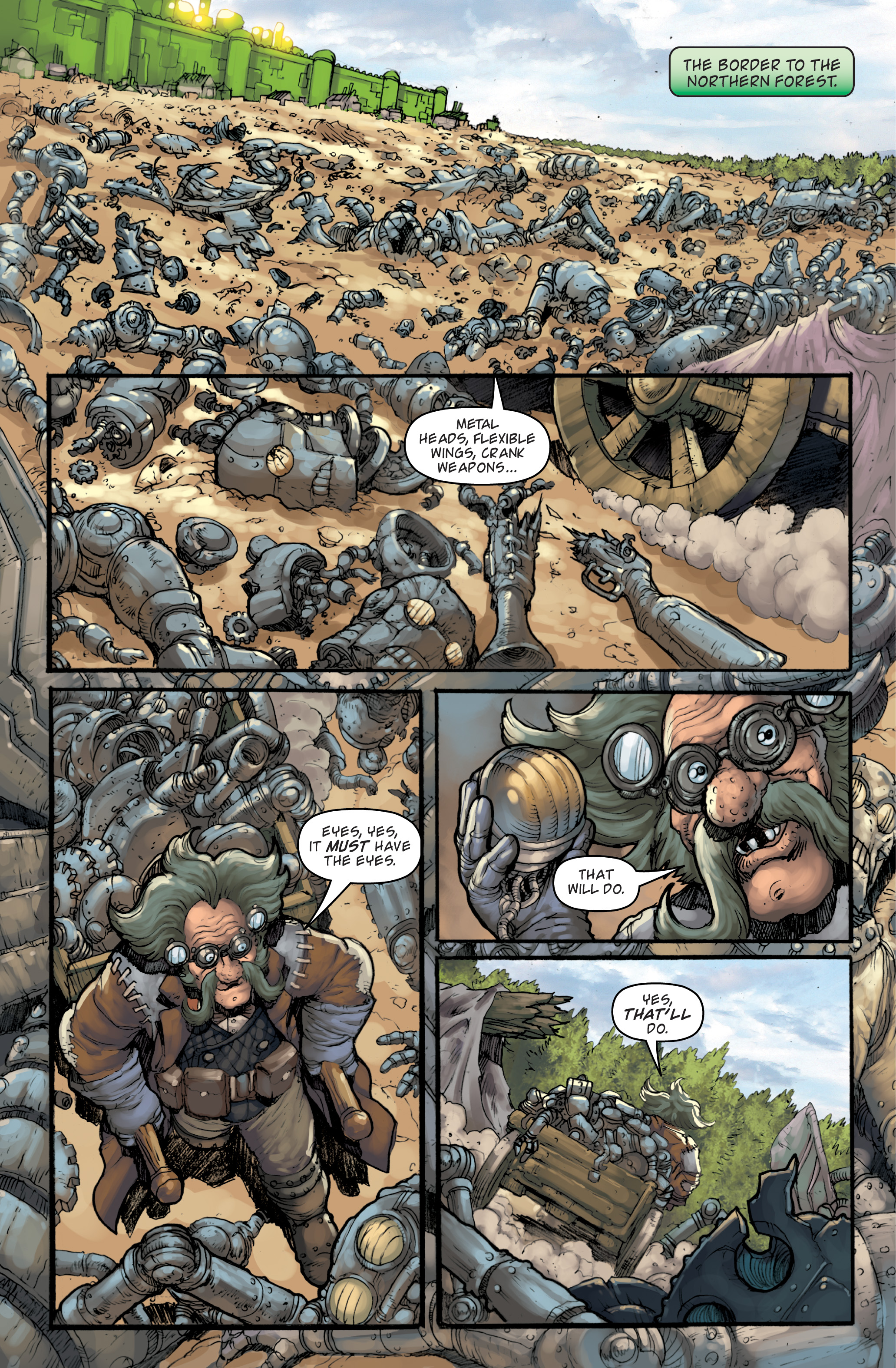 Read online The Steam Engines of Oz: The Geared Leviathan comic -  Issue #1 - 6