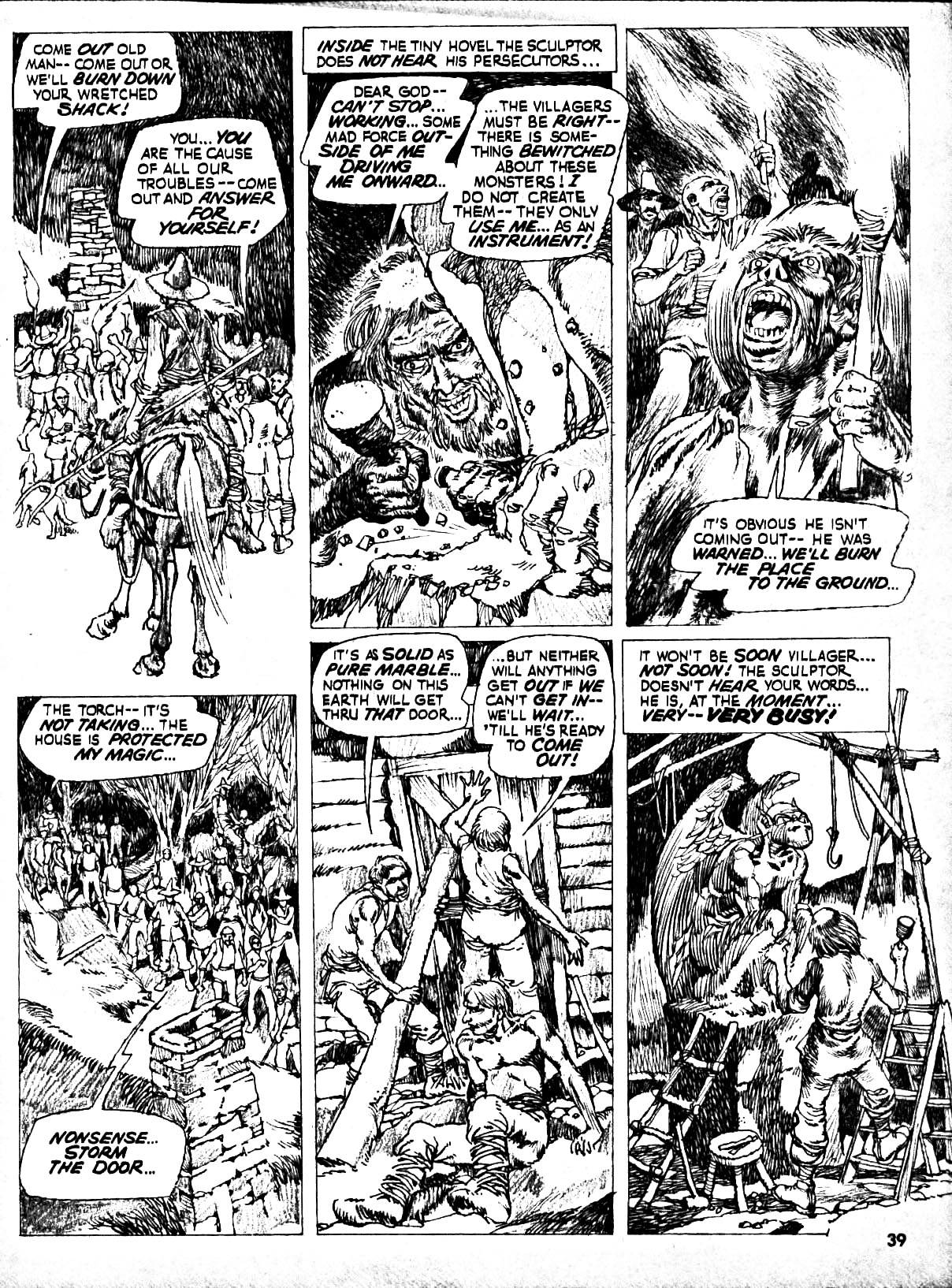 Read online Nightmare (1970) comic -  Issue #9 - 39