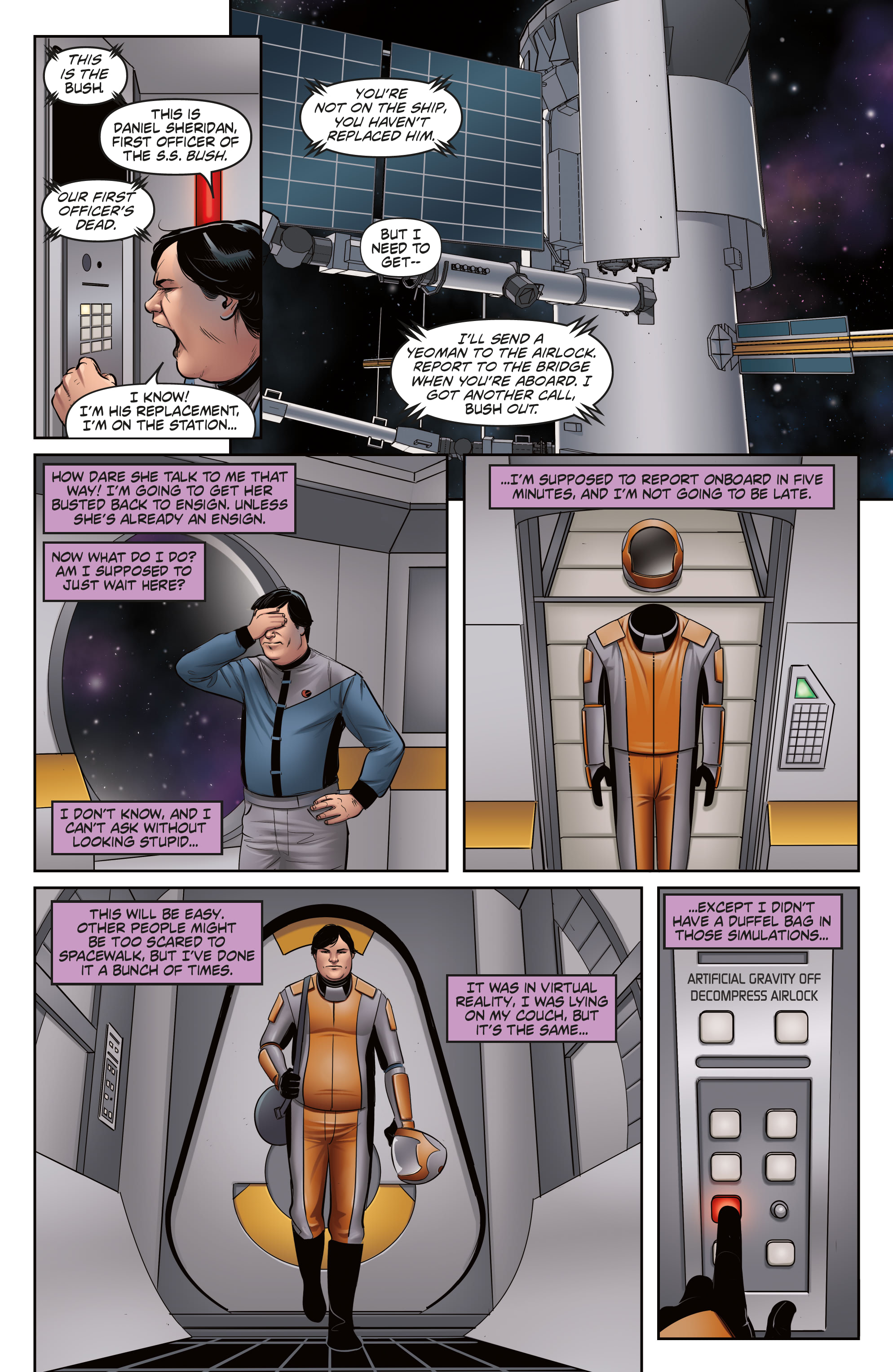Read online Space Job comic -  Issue #1 - 5