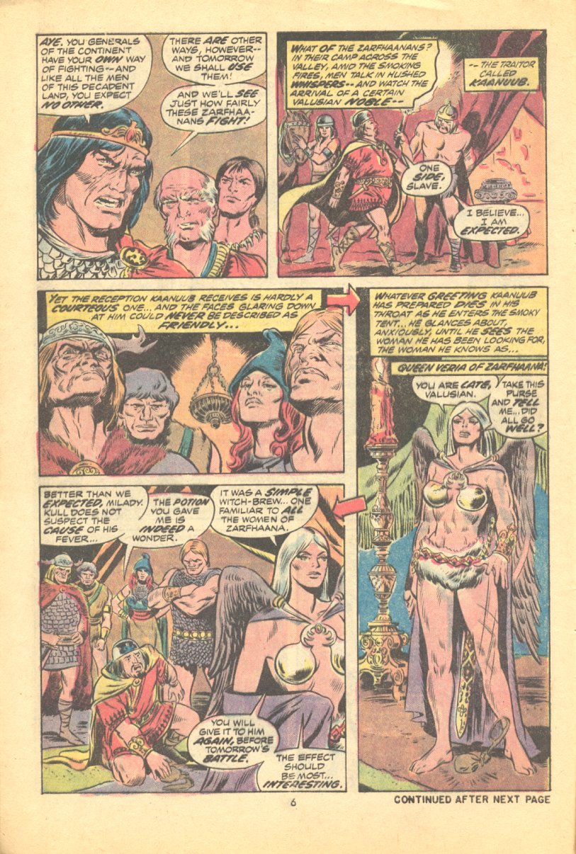 Read online Kull, the Conqueror (1971) comic -  Issue #10 - 6