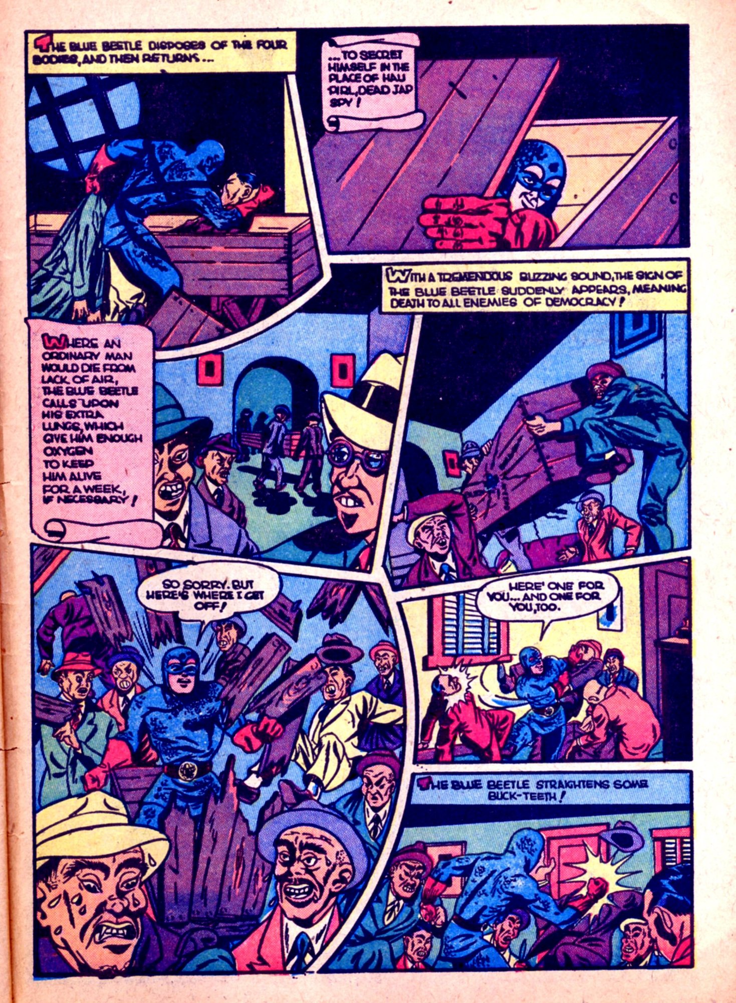 Read online The Blue Beetle comic -  Issue #31 - 45