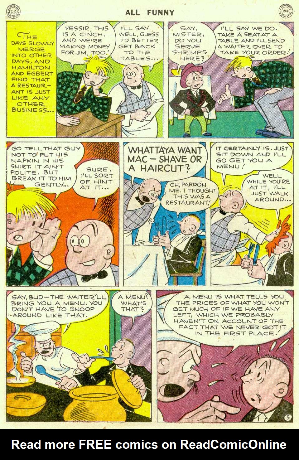 Read online All Funny Comics comic -  Issue #5 - 24