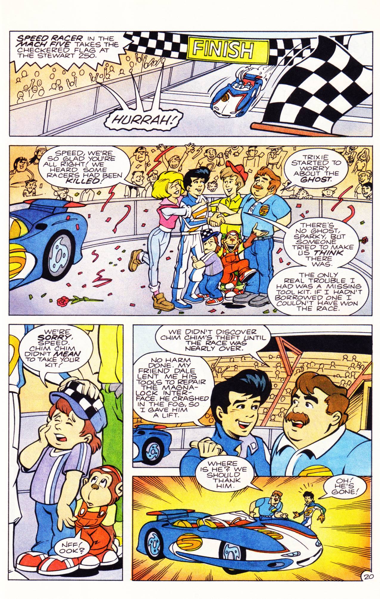 Read online The New Adventures of Speed Racer comic -  Issue #2 - 21