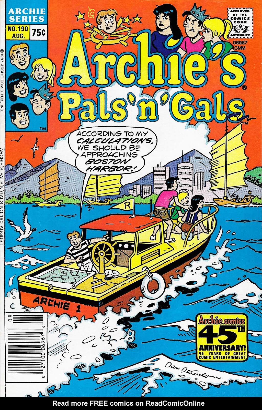 Archie's Pals 'N' Gals issue 190 - Page 1