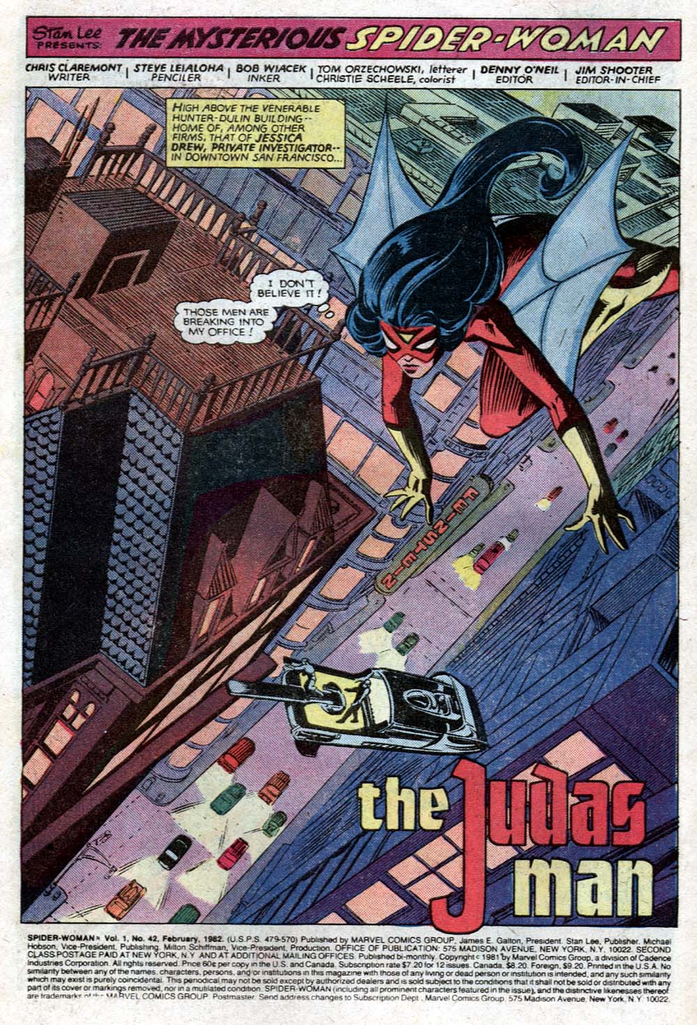 Read online Spider-Woman (1978) comic -  Issue #42 - 2