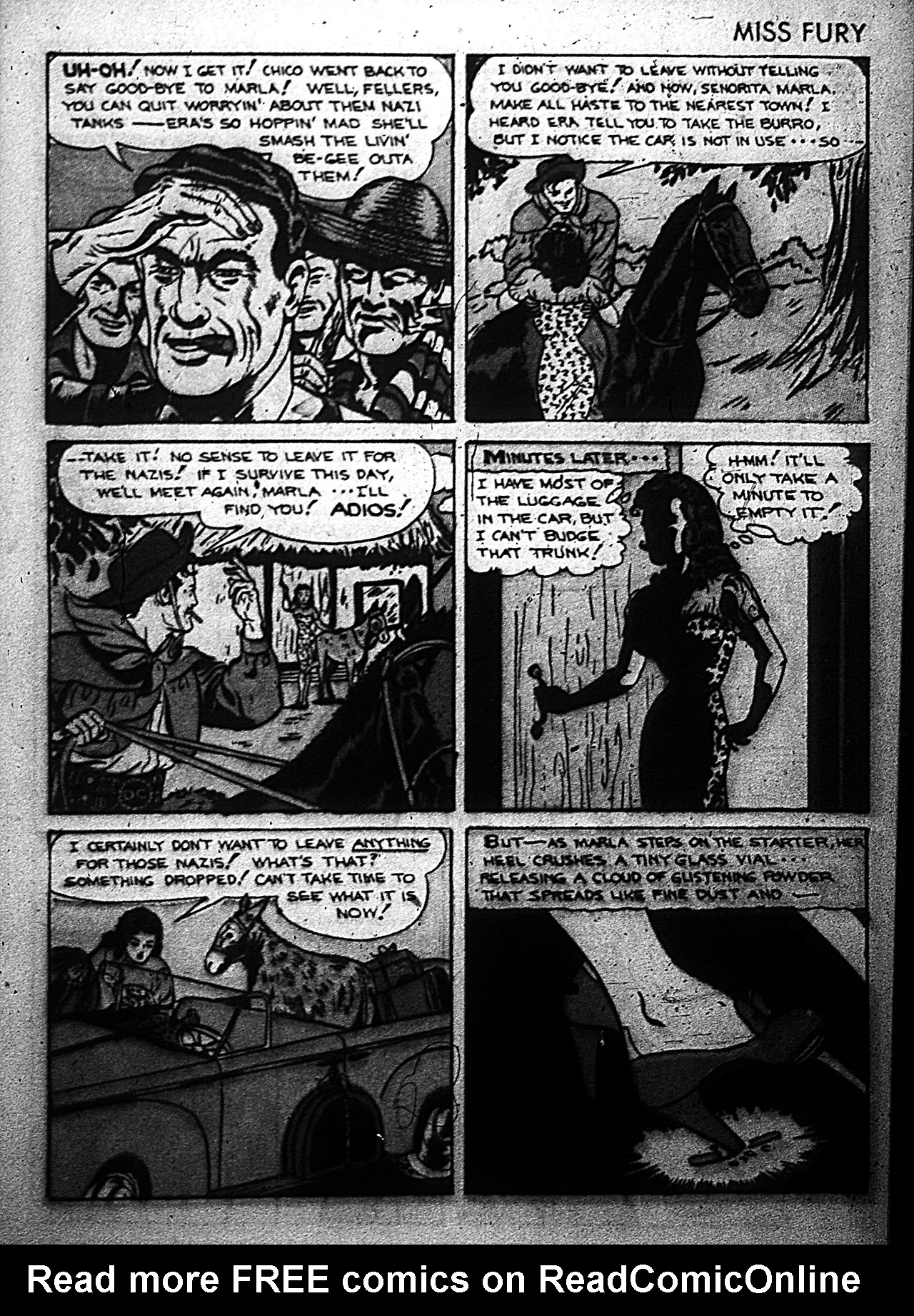 Read online Miss Fury (1942) comic -  Issue #3 - 23