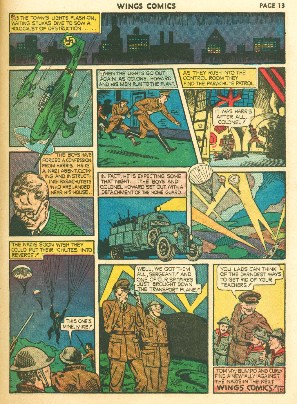 Read online Wings Comics comic -  Issue #10 - 15