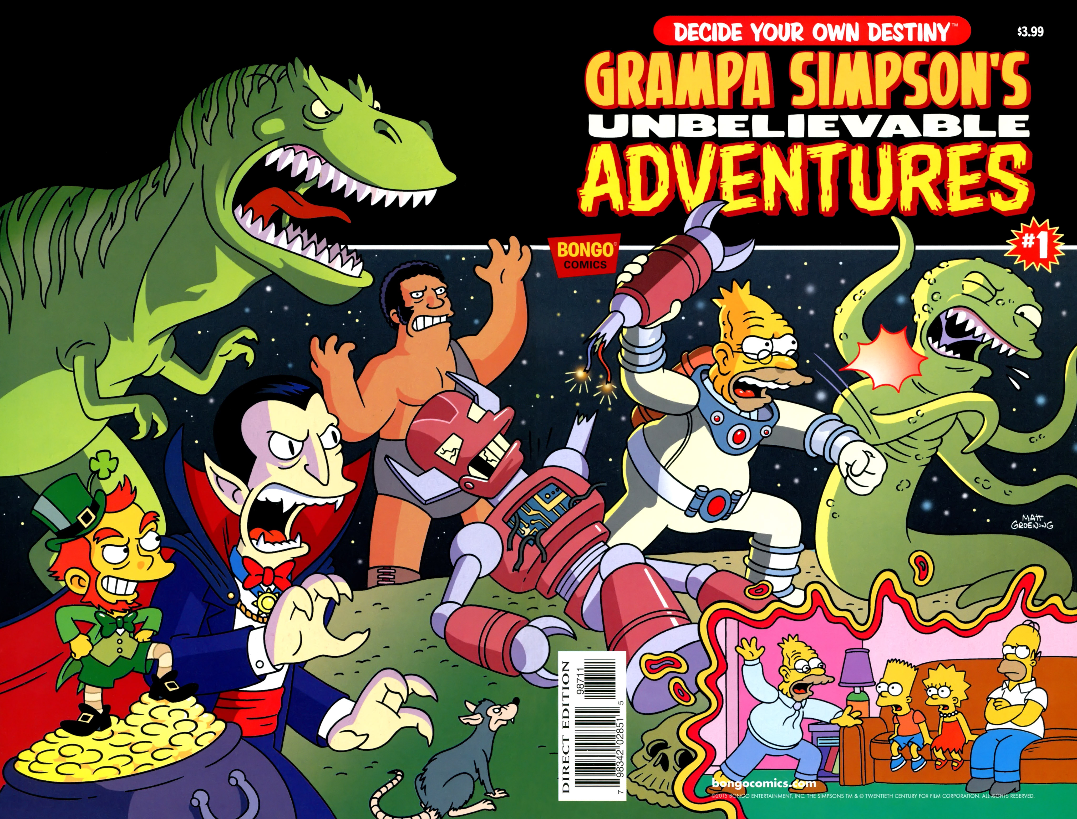 Read online Simpsons One-Shot Wonders: Grampa comic -  Issue # Full - 1
