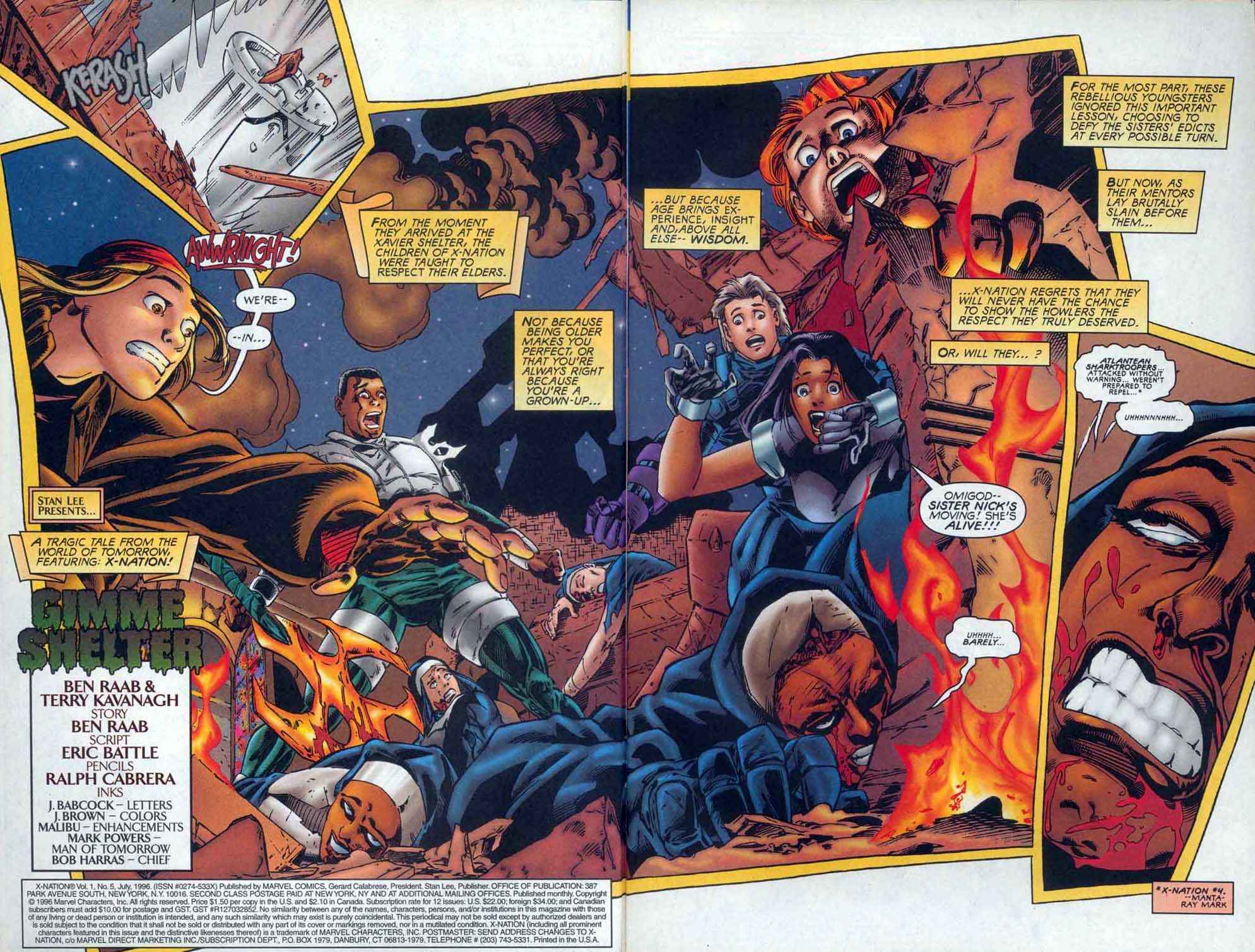 Read online X-Nation 2099 comic -  Issue #5 - 5