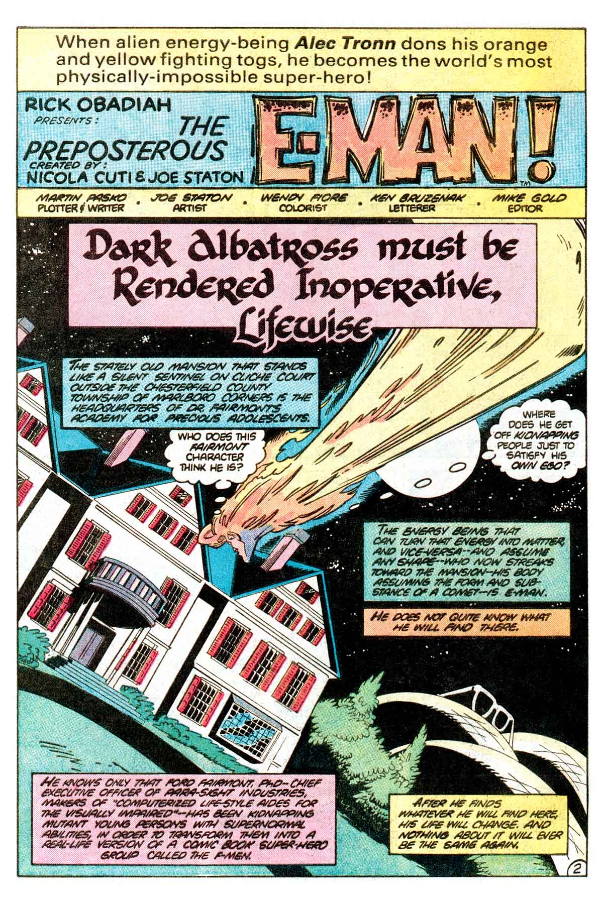 Read online E-Man (1983) comic -  Issue #3 - 4