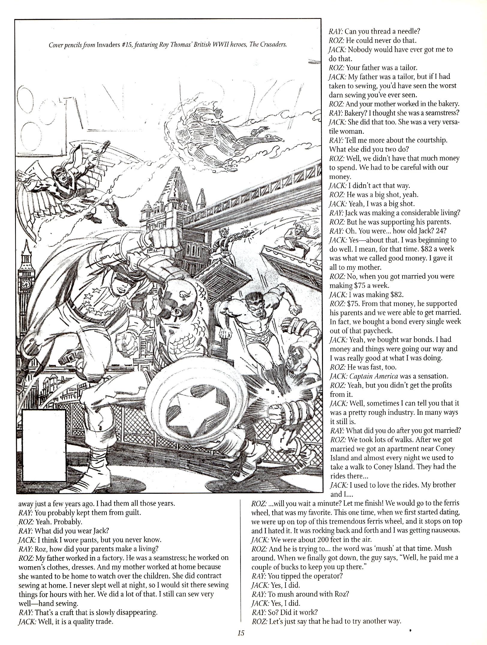 Read online The Jack Kirby Collector comic -  Issue #29 - 15