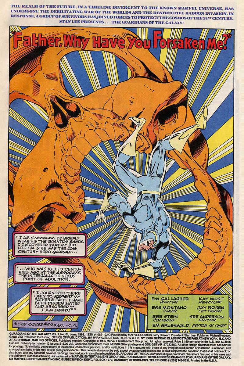 Guardians of the Galaxy (1990) issue 61 - Page 2