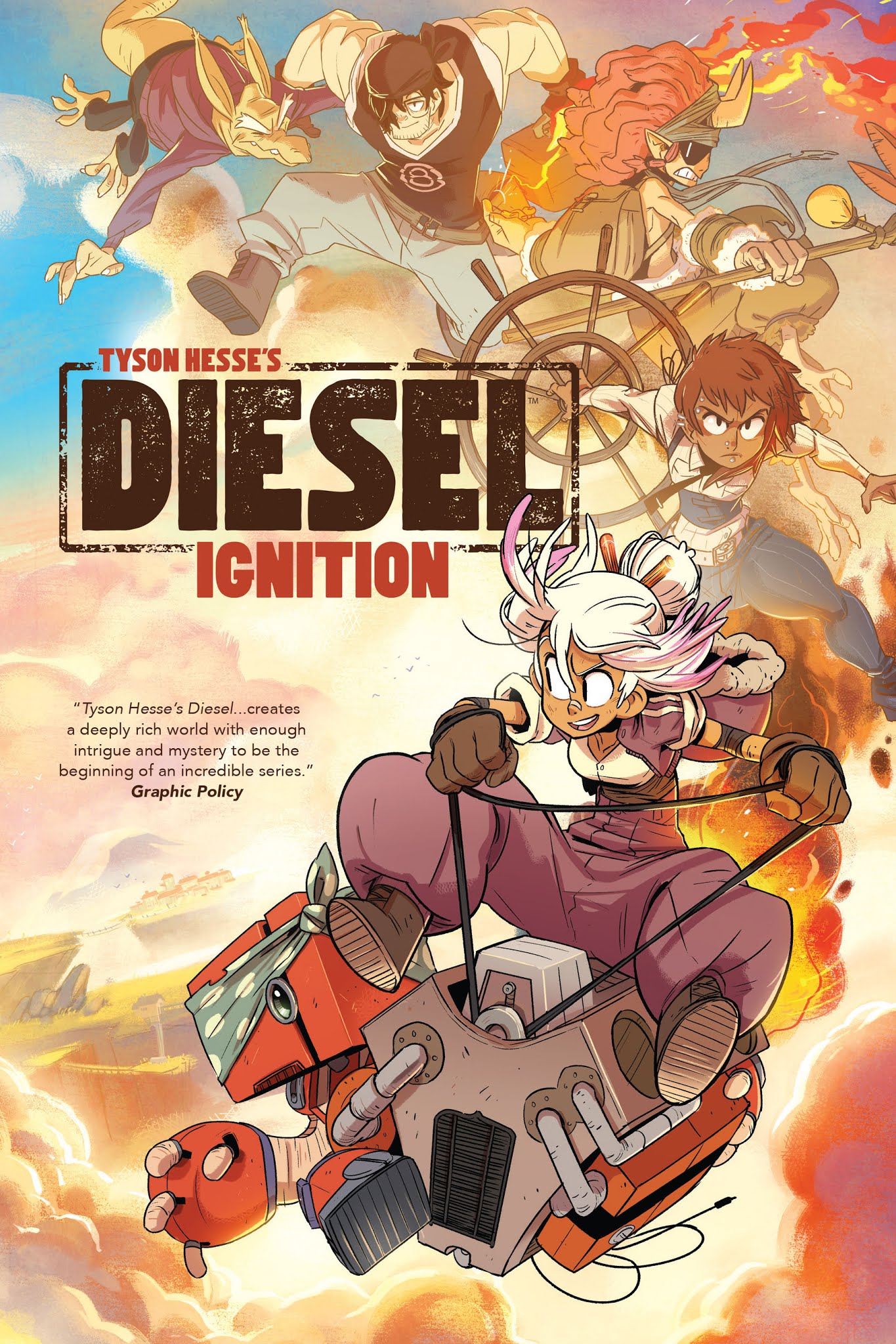 Read online Tyson Hesse's Diesel: Ignition comic -  Issue # TPB (Part 1) - 1