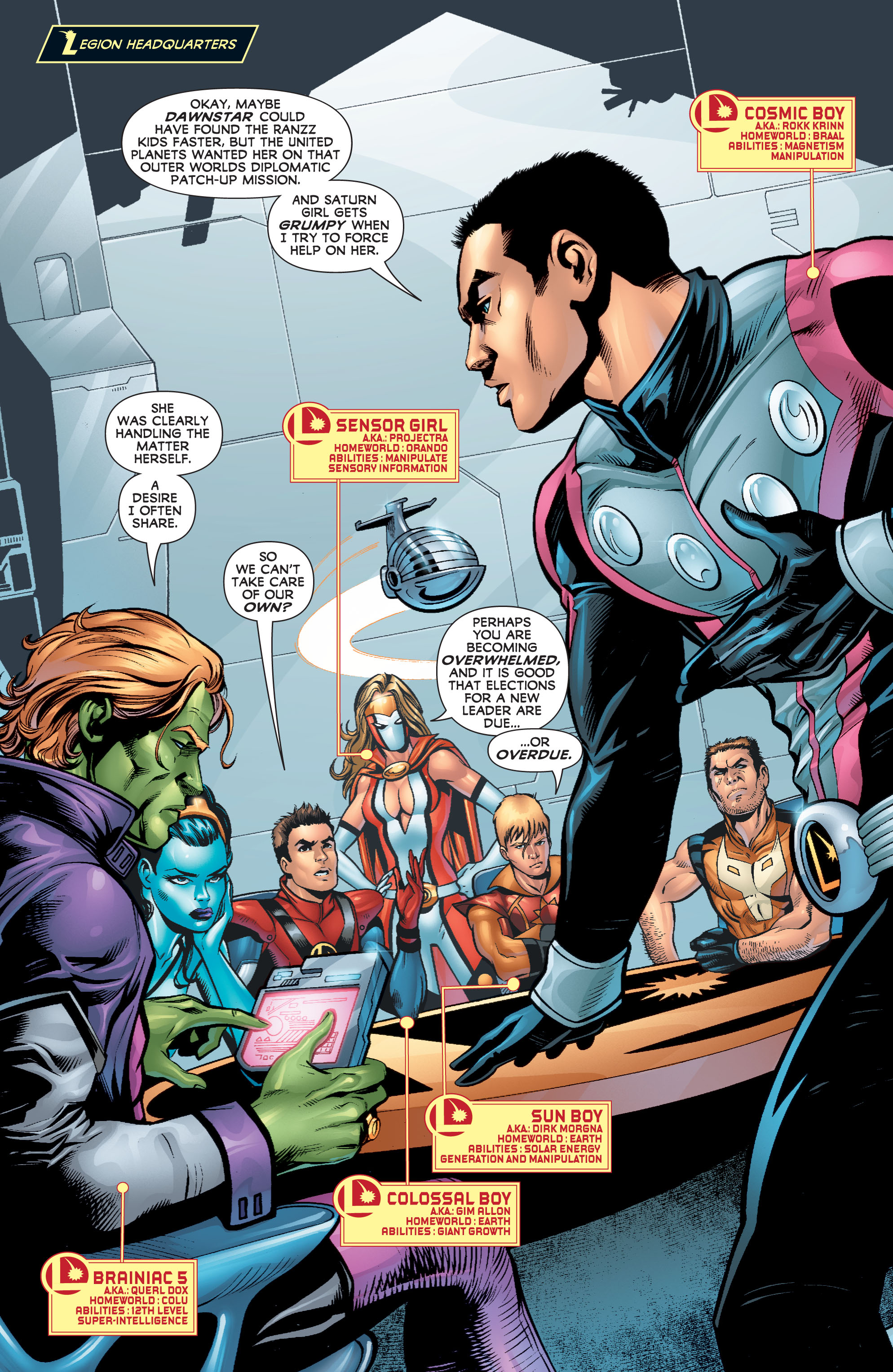 Read online Legion of Super-Heroes (2010) comic -  Issue #4 - 9