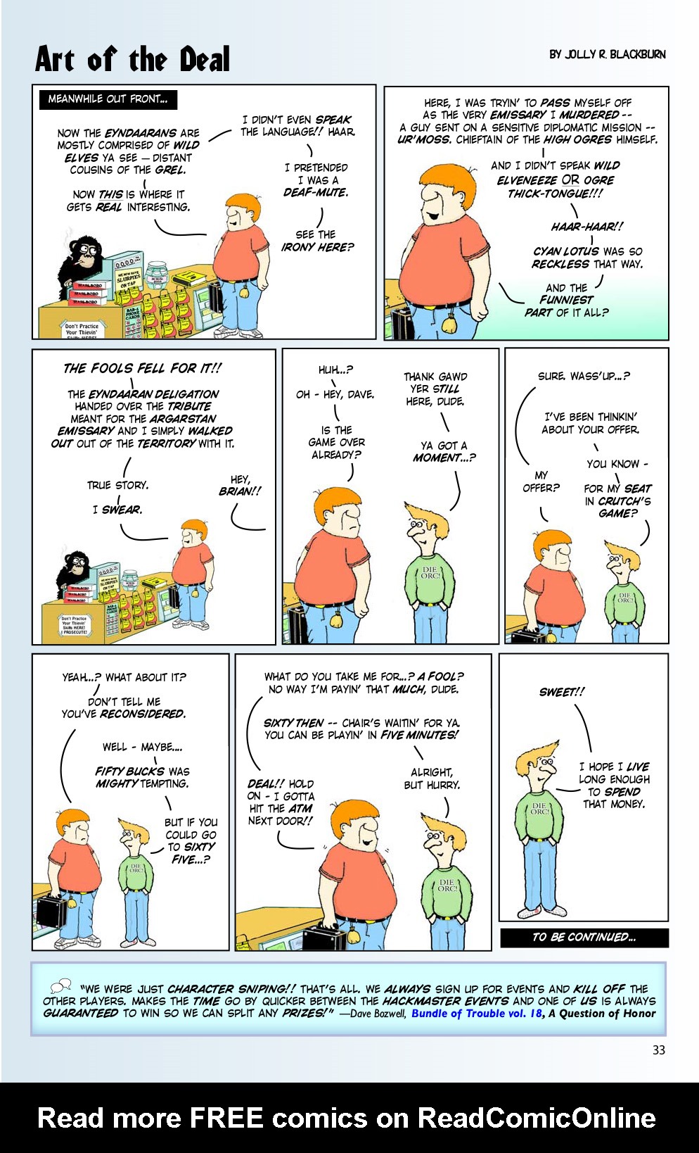 Read online Knights of the Dinner Table comic -  Issue #198 - 35