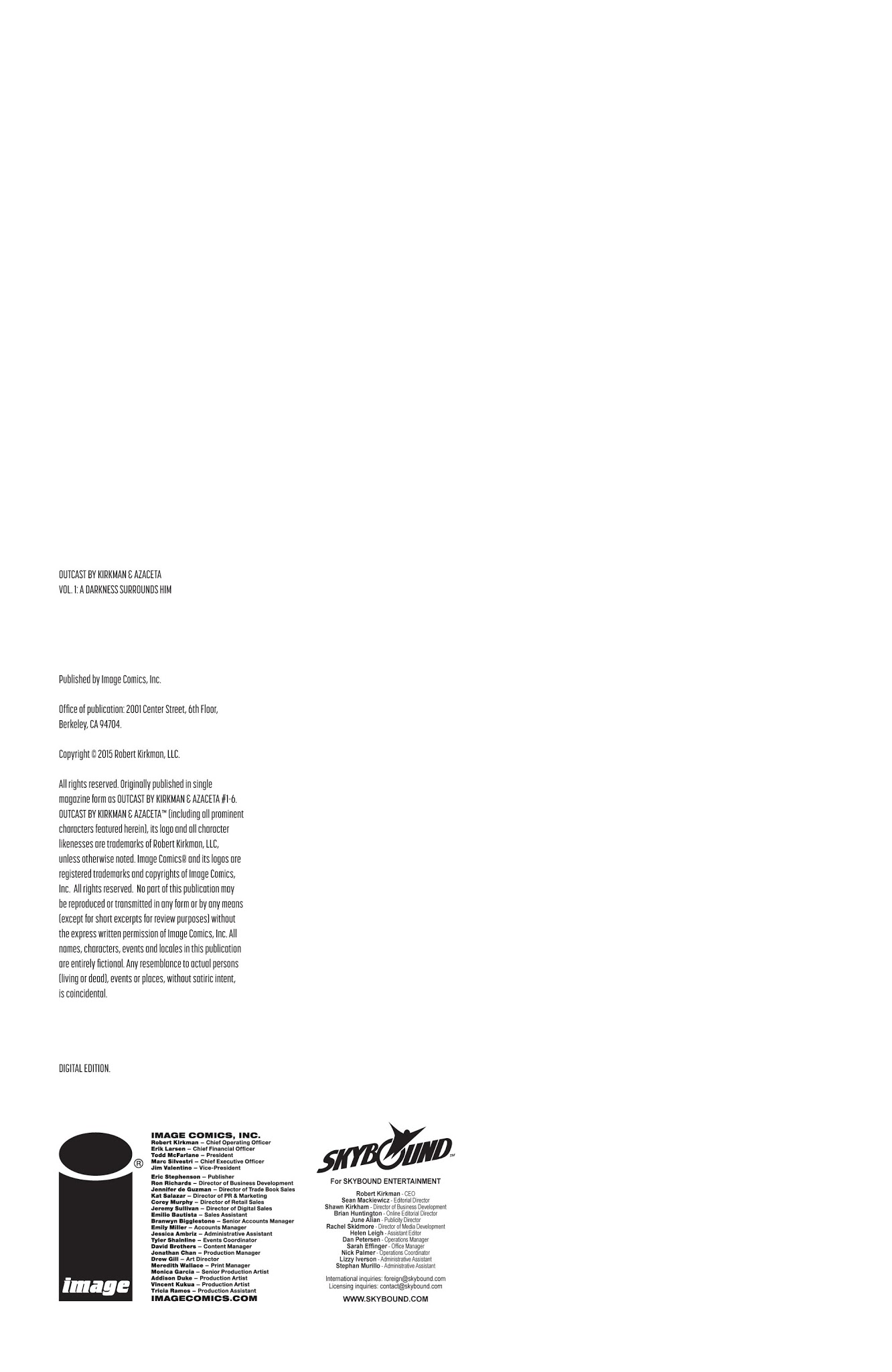 Read online Outcast by Kirkman & Azaceta comic -  Issue # _TPB 1 - 4