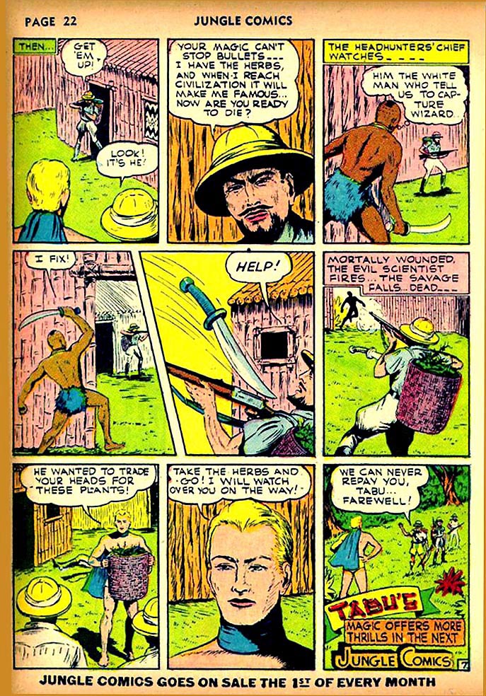 Read online Jungle Comics comic -  Issue #23 - 26