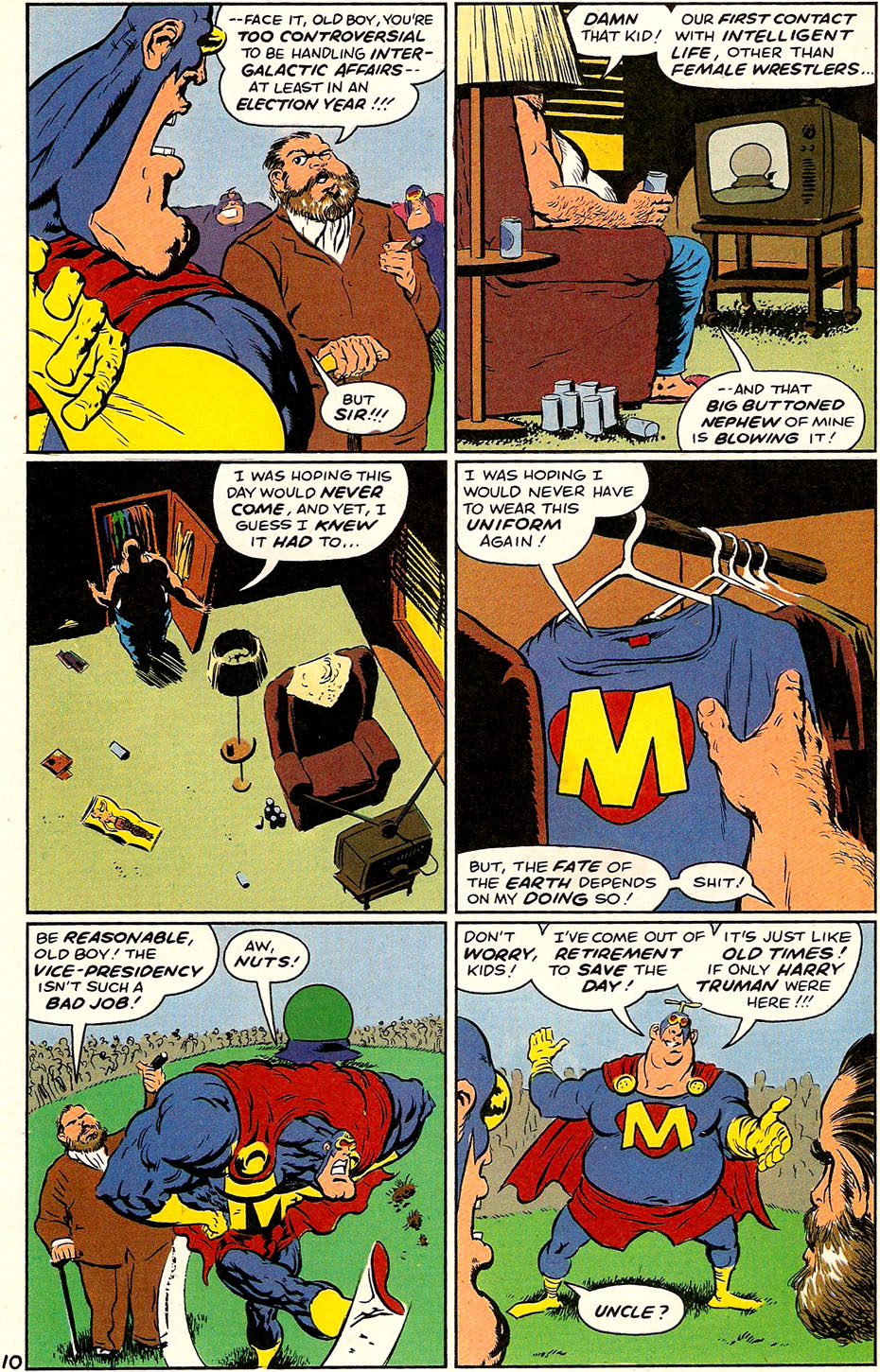 Read online Megaton Man comic -  Issue #9 - 12