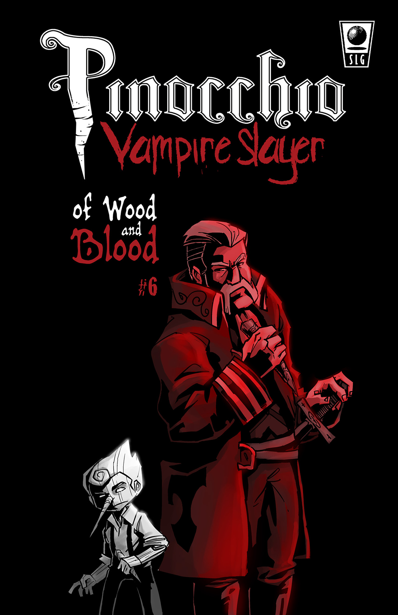 Read online Pinocchio: Vampire Slayer - Of Wood and Blood comic -  Issue #6 - 1