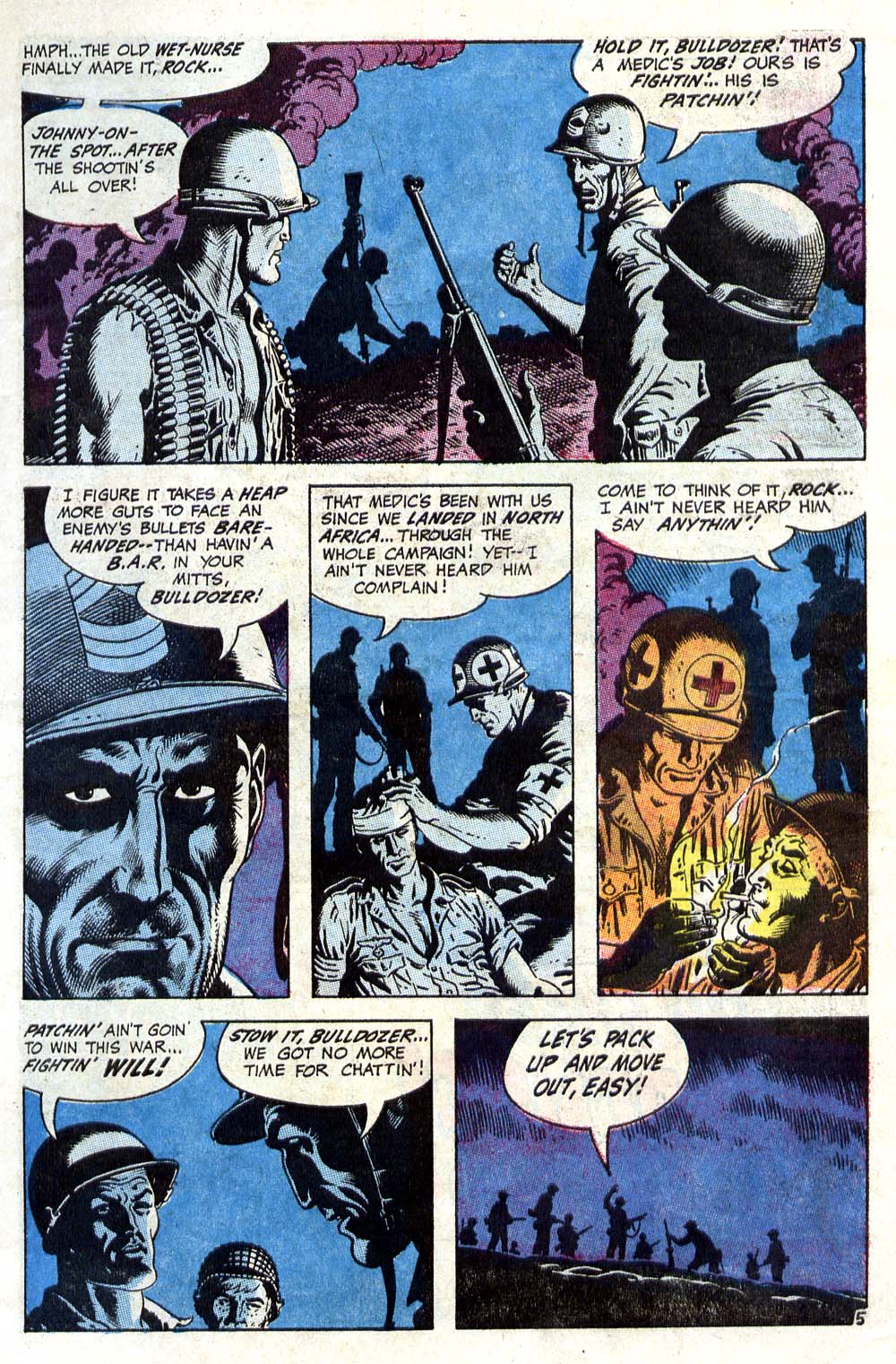 Read online Our Army at War (1952) comic -  Issue #218 - 7