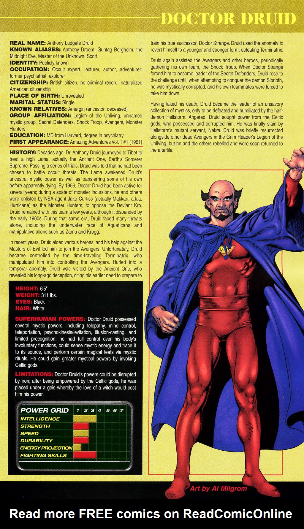 Read online The Official Handbook of the Marvel Universe: Golden Age comic -  Issue # Full - 15