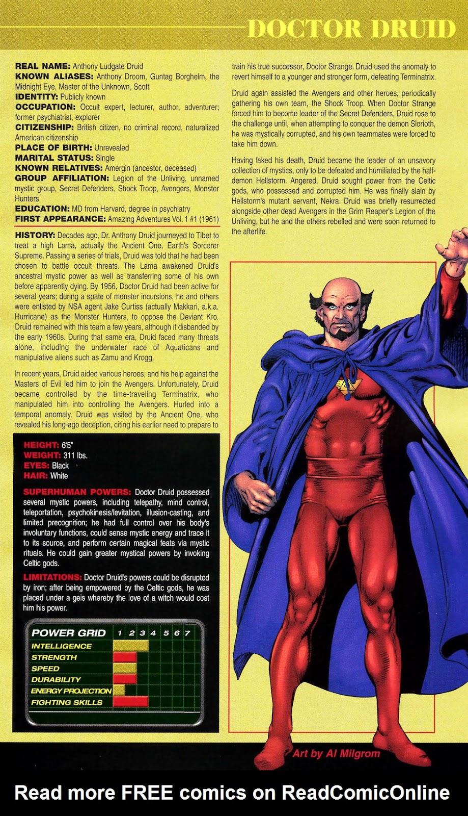 The Official Handbook of the Marvel Universe: Golden Age issue Full - Page 15