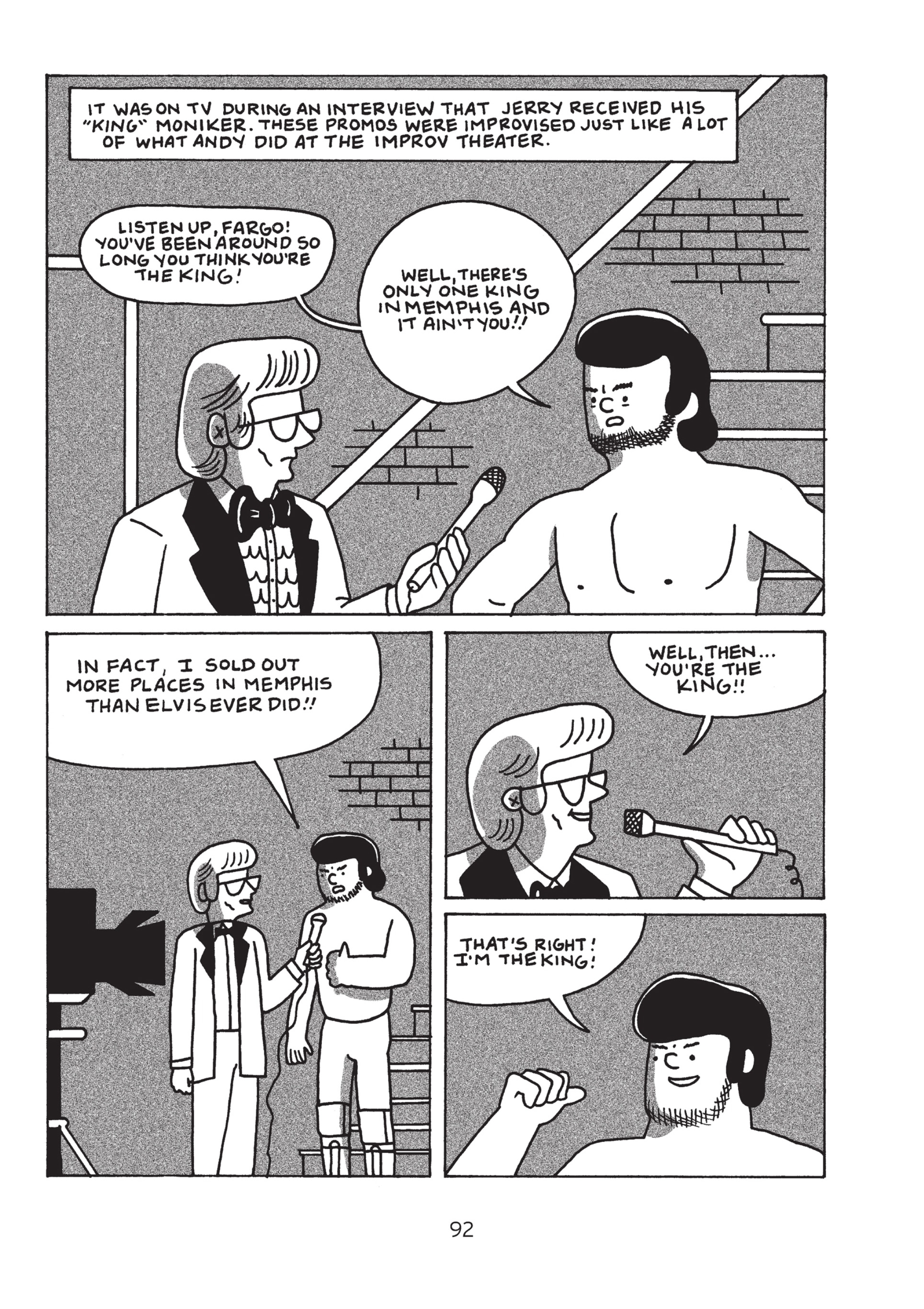 Read online Is This Guy For Real?: The Unbelievable Andy Kaufman comic -  Issue # TPB (Part 1) - 97