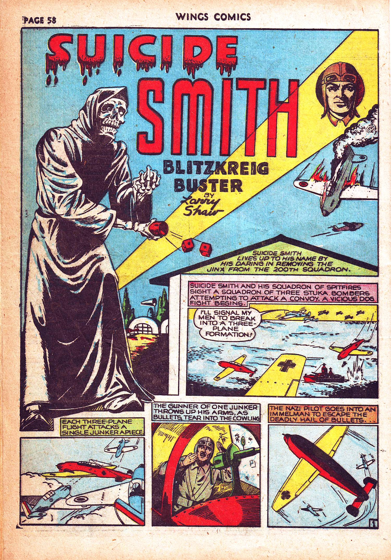 Read online Wings Comics comic -  Issue #3 - 60
