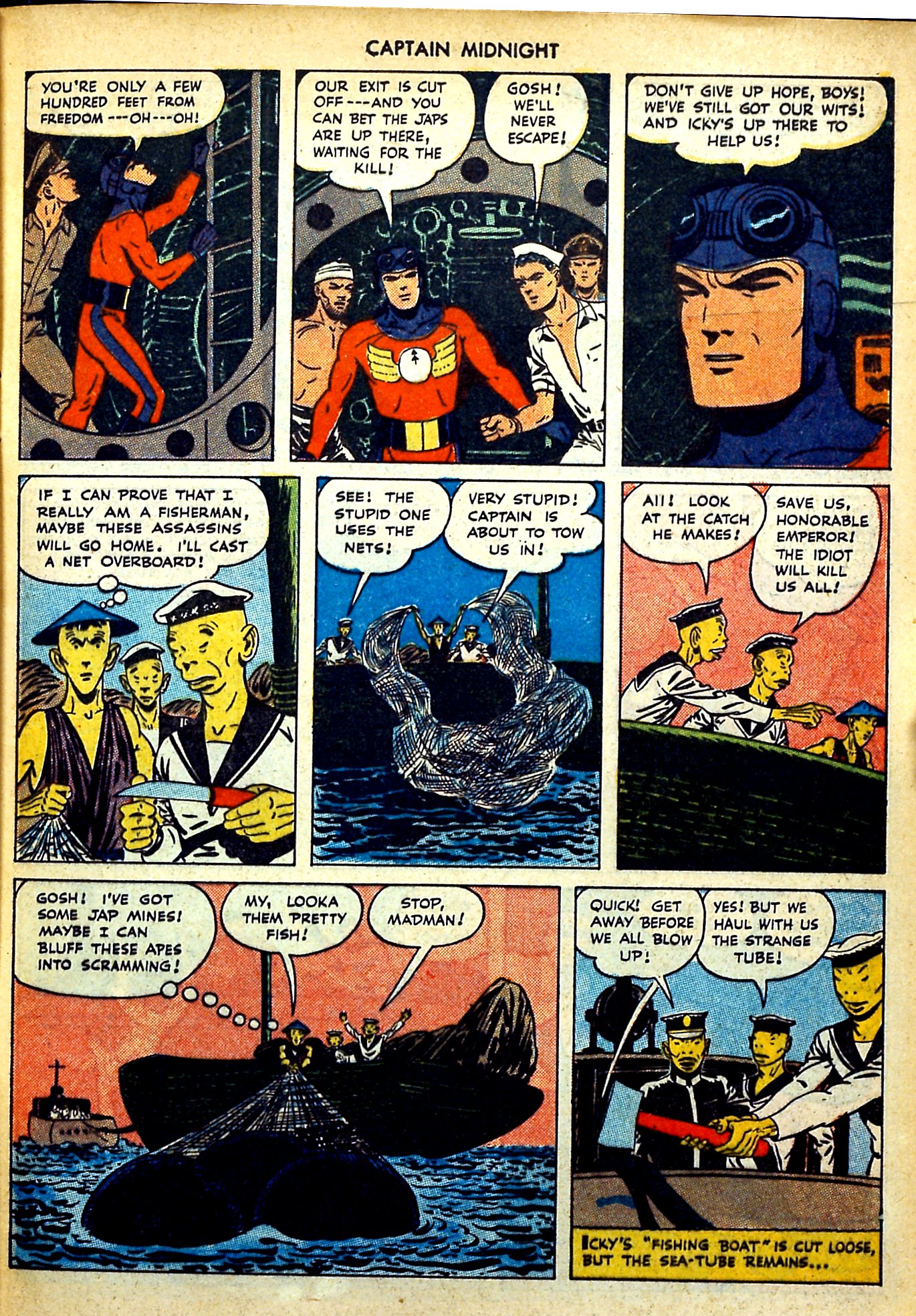 Read online Captain Midnight (1942) comic -  Issue #35 - 10