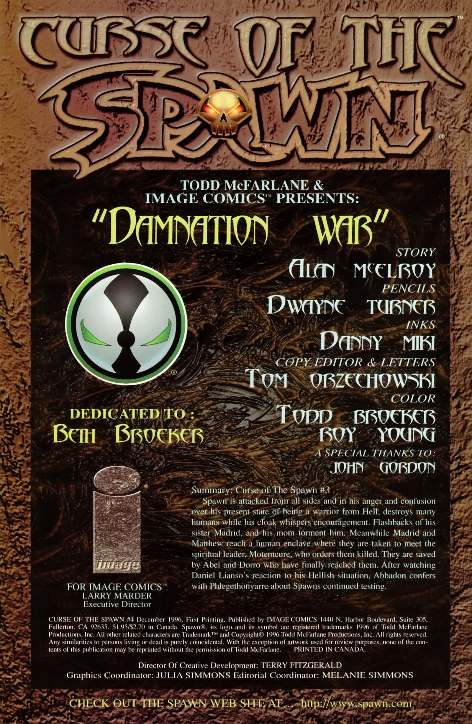 Read online Curse of the Spawn comic -  Issue #4 - 2