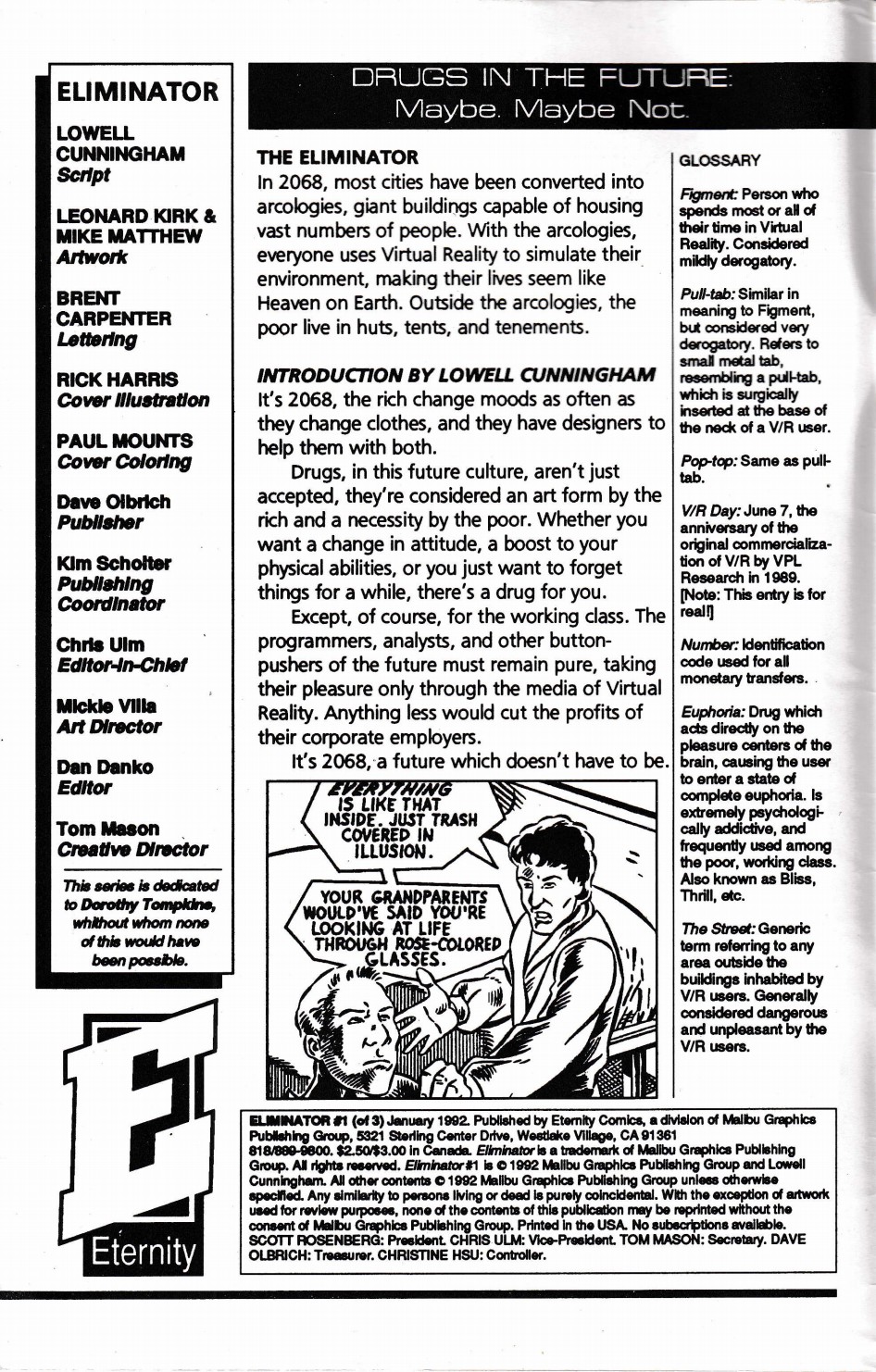 Read online Eliminator (1992) comic -  Issue #1 - 2