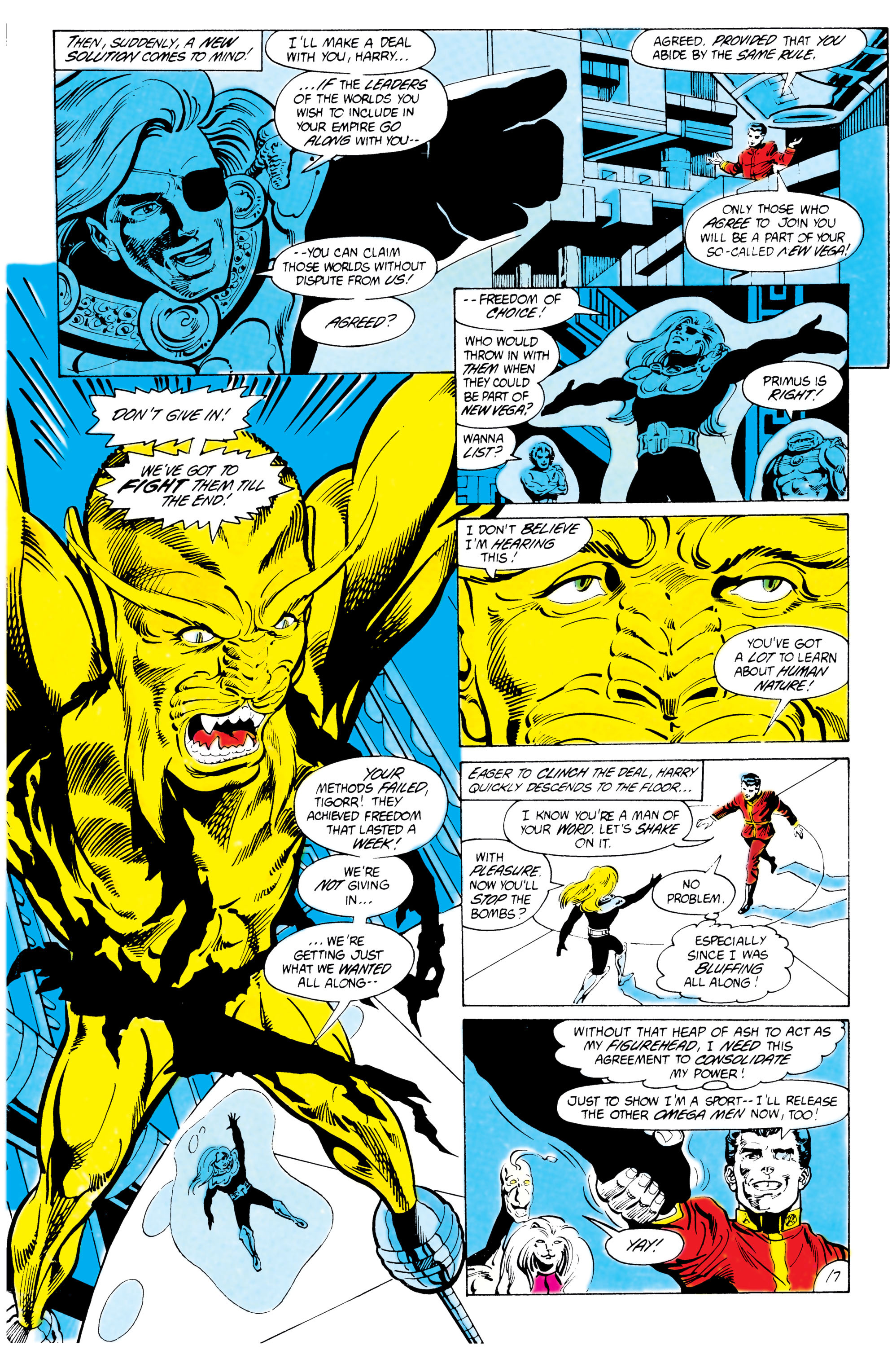 Read online The Omega Men (1983) comic -  Issue #10 - 18