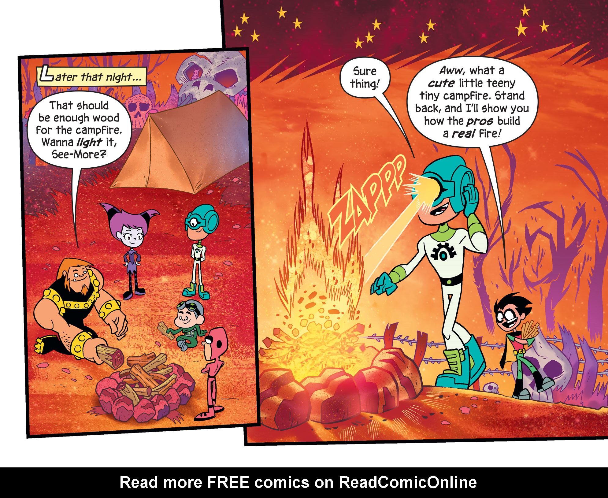Read online Teen Titans Go! To Camp comic -  Issue #9 - 9