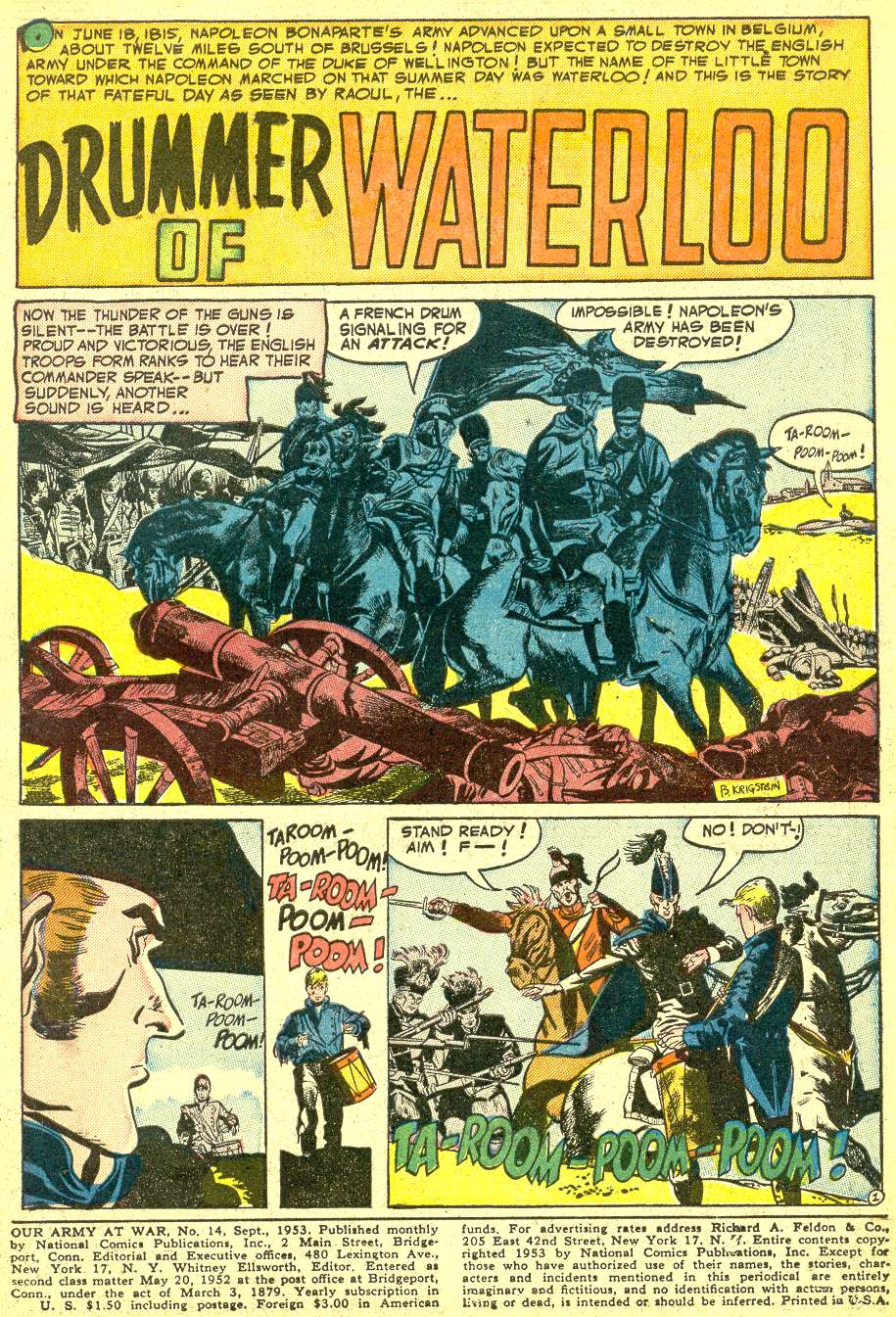 Read online Our Army at War (1952) comic -  Issue #14 - 3