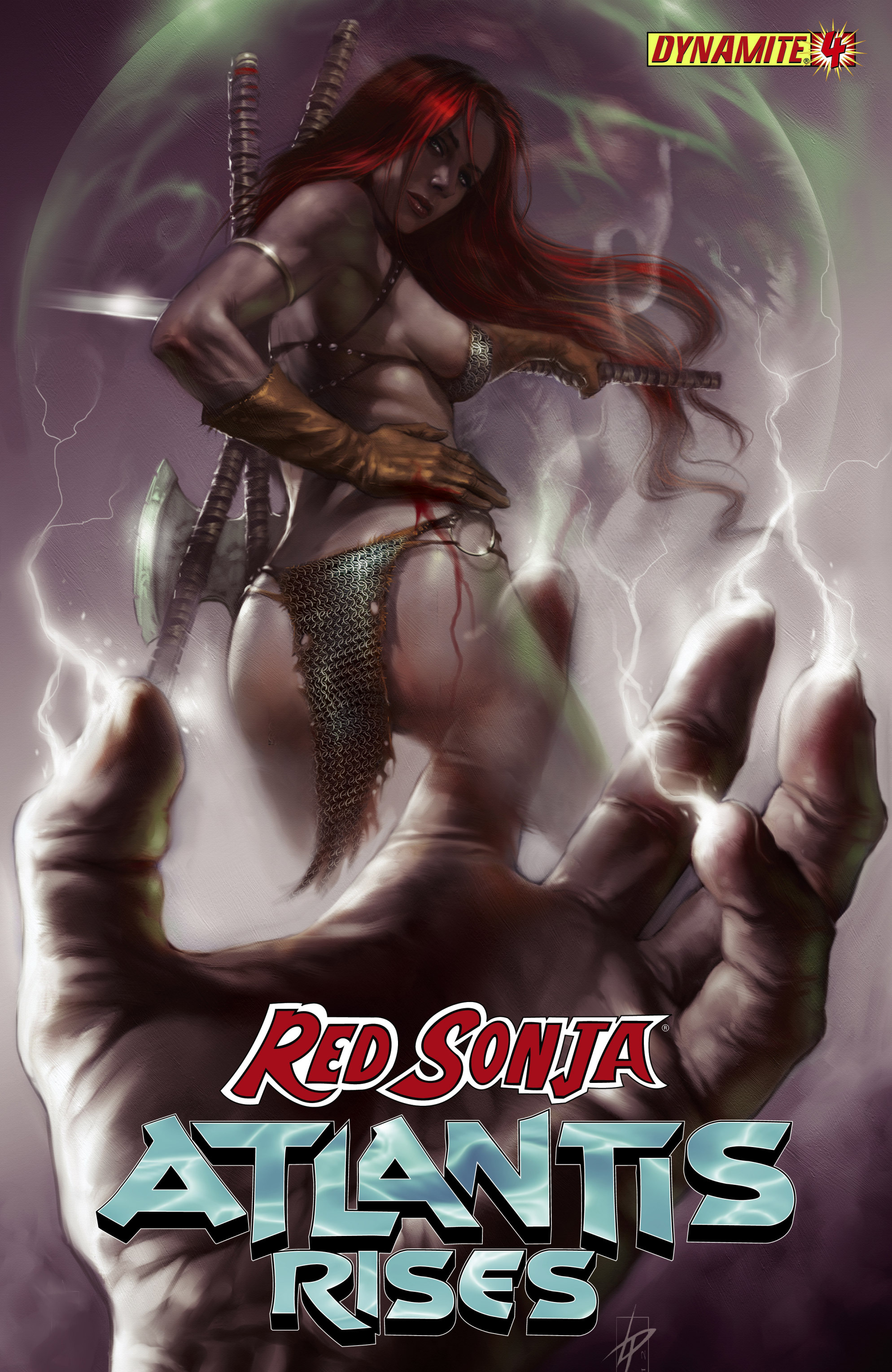 Read online Red Sonja: Atlantis Rises comic -  Issue #4 - 1
