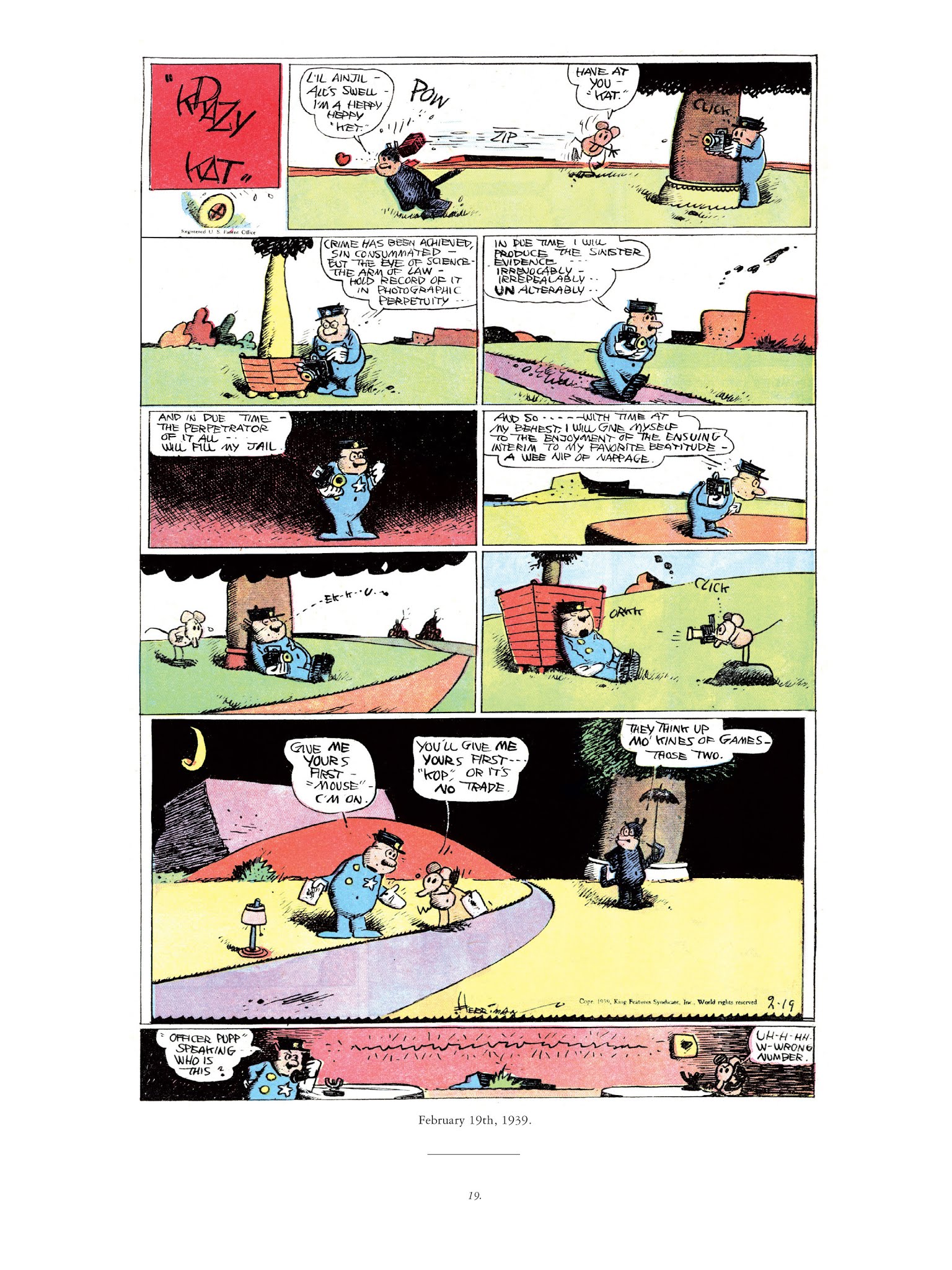 Read online Krazy & Ignatz comic -  Issue # TPB 11 - 19