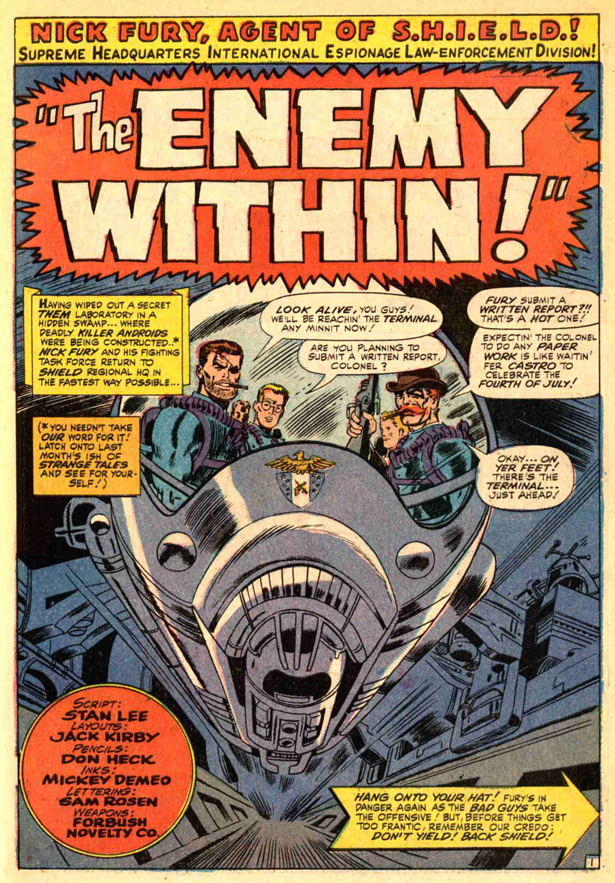 Read online Marvel Masterworks: Nick Fury, Agent of S.H.I.E.L.D. comic -  Issue # TPB 1 (Part 2) - 62