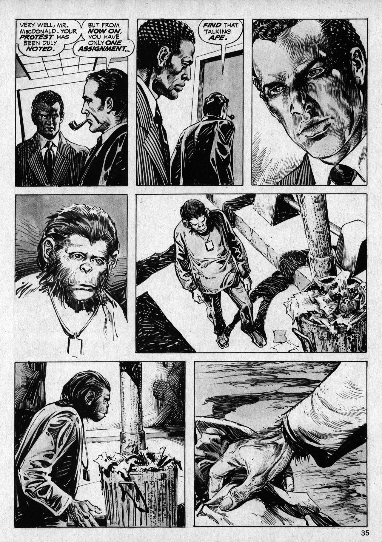 Read online Planet of the Apes comic -  Issue #19 - 34