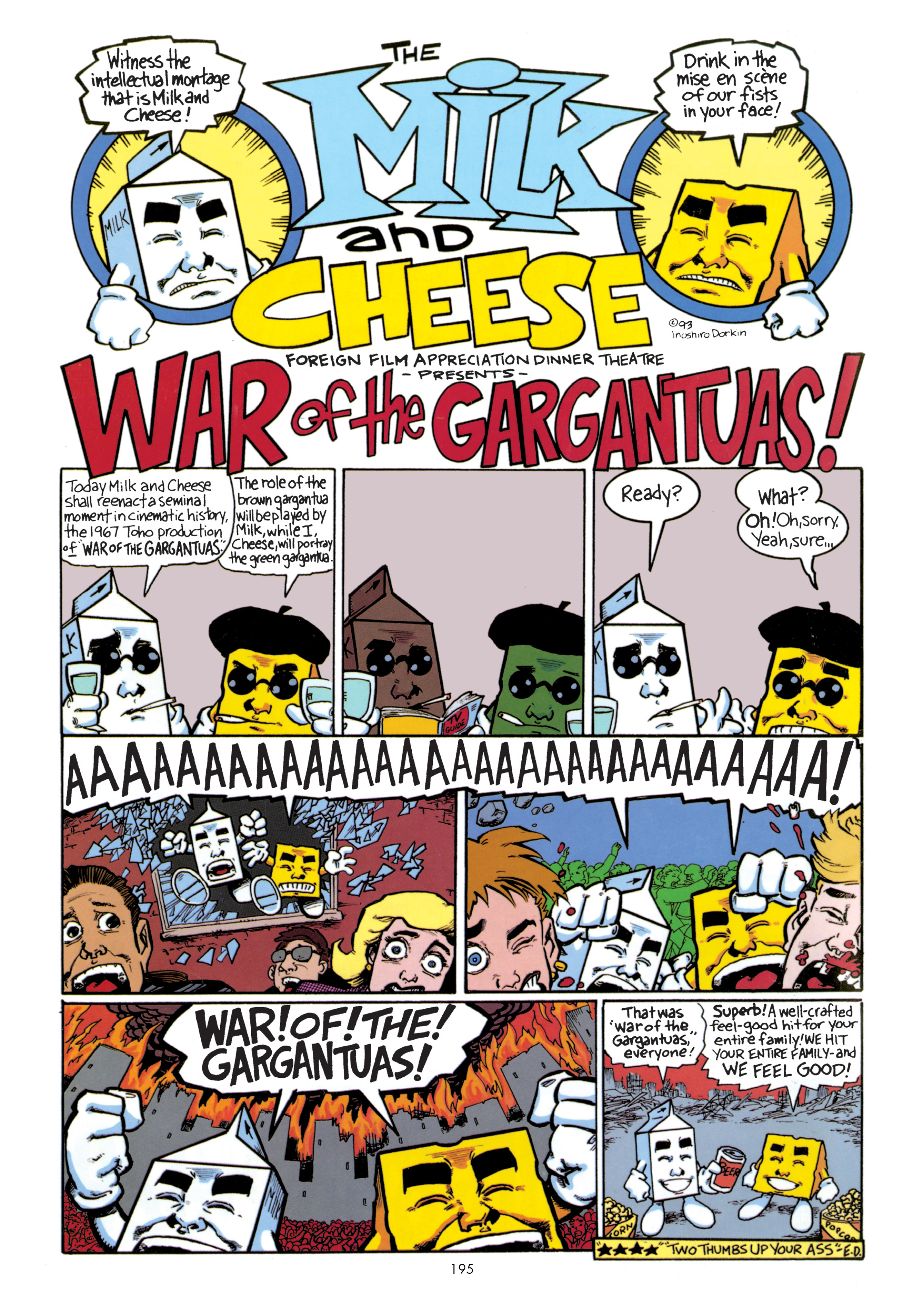 Read online Milk And Cheese: Dairy Products Gone Bad! comic -  Issue # Full - 196