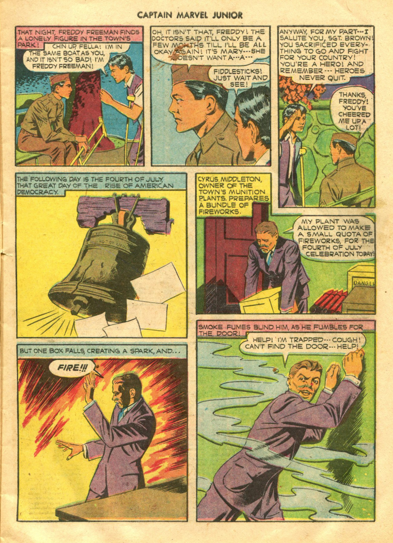 Read online Captain Marvel, Jr. comic -  Issue #21 - 7
