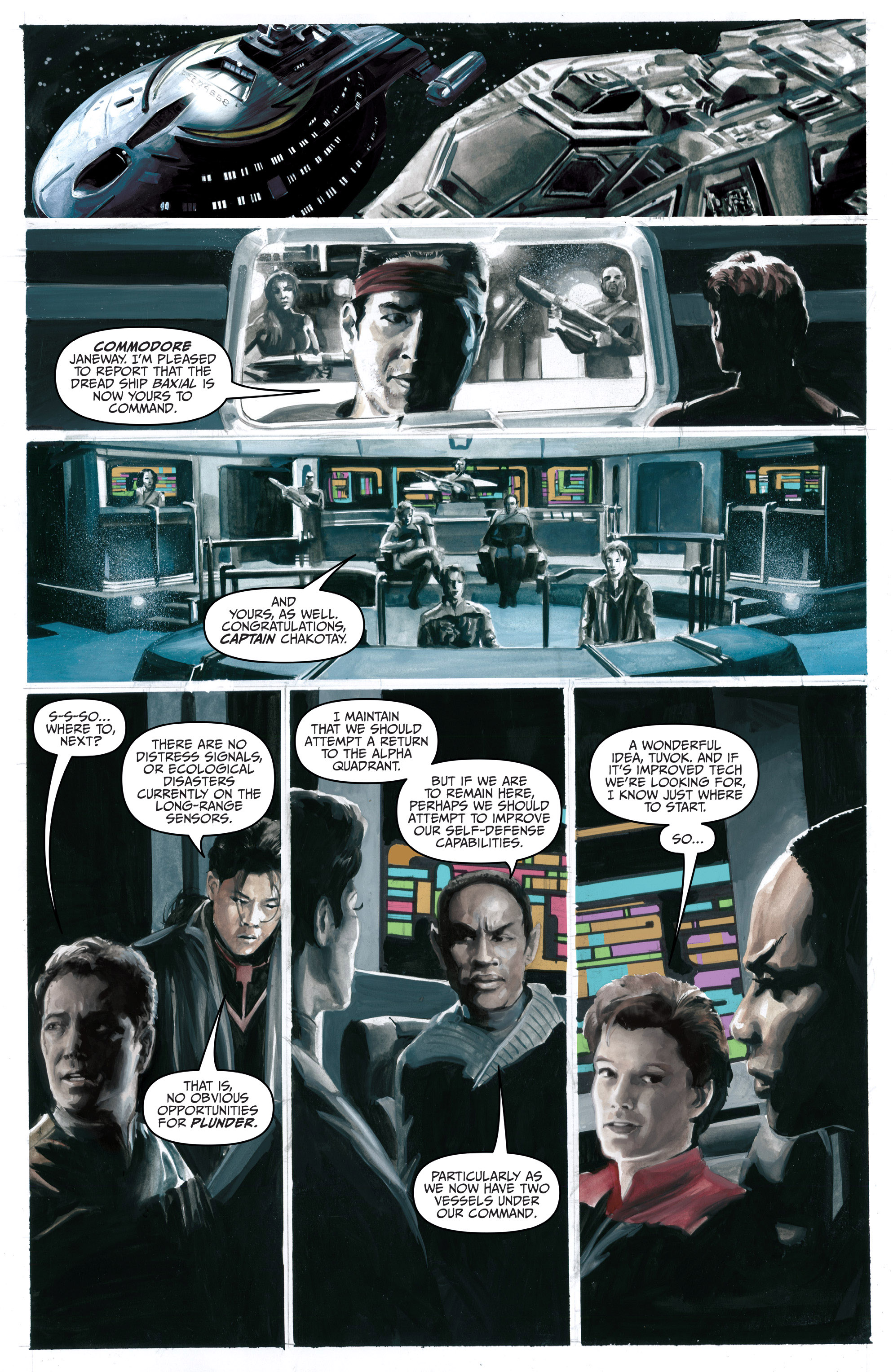 Read online Star Trek: Voyager: Mirrors and Smoke One-Shot comic -  Issue # Full - 25