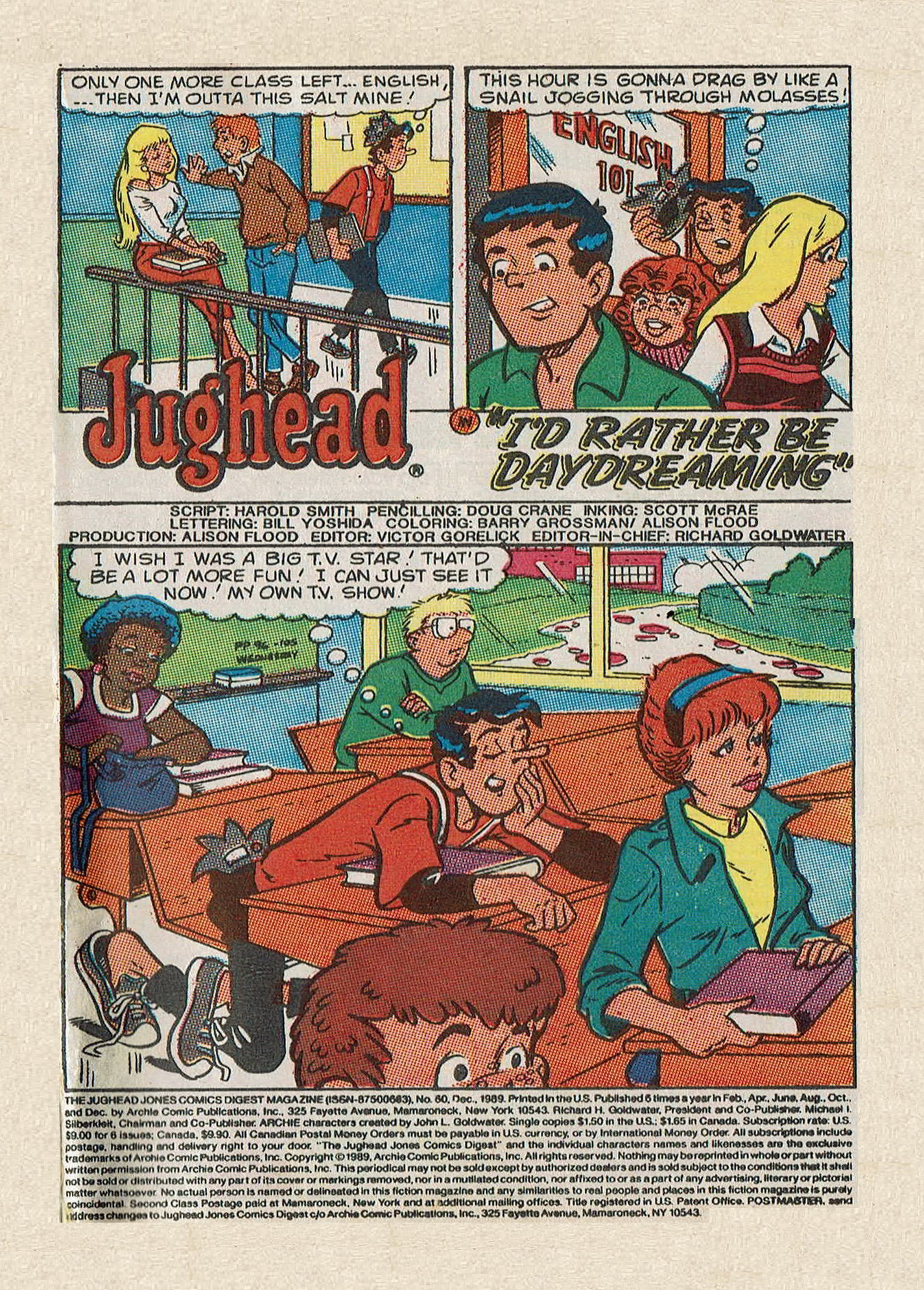 Read online Jughead Jones Comics Digest comic -  Issue #60 - 3