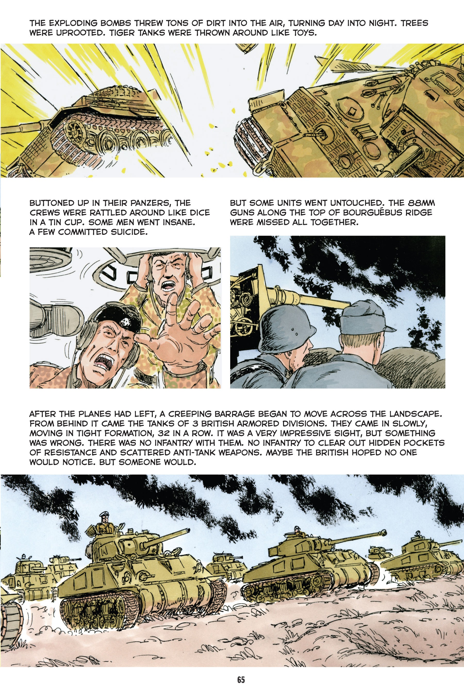 Read online Normandy: A Graphic History of D-Day, the Allied Invasion of Hitler's Fortress Europe comic -  Issue # TPB - 66