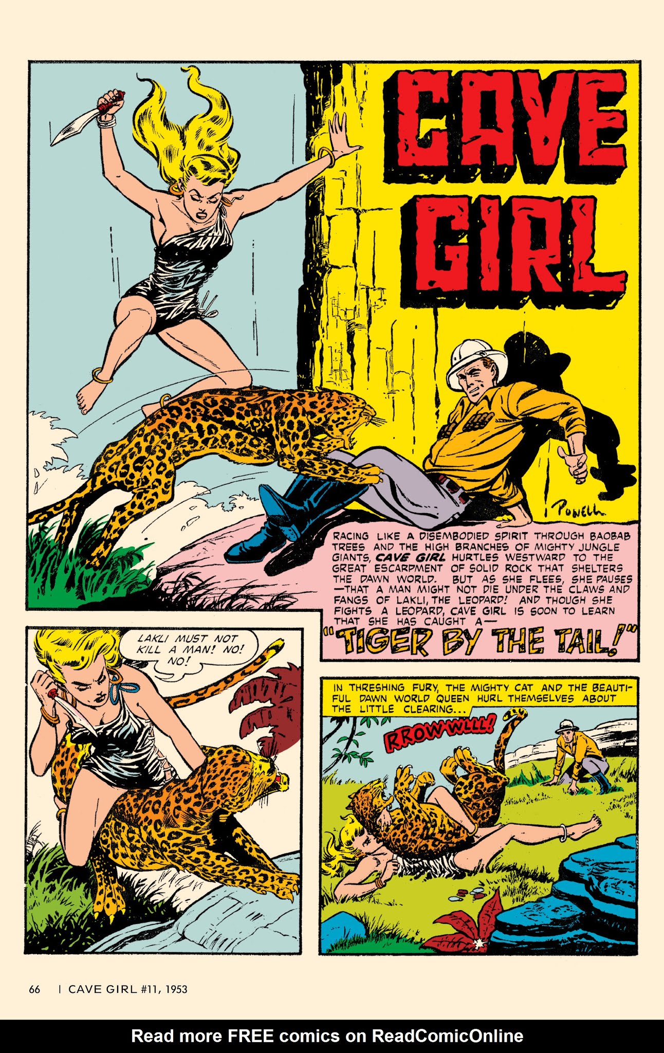 Read online Bob Powell's Complete Cave Girl comic -  Issue # TPB (Part 1) - 67