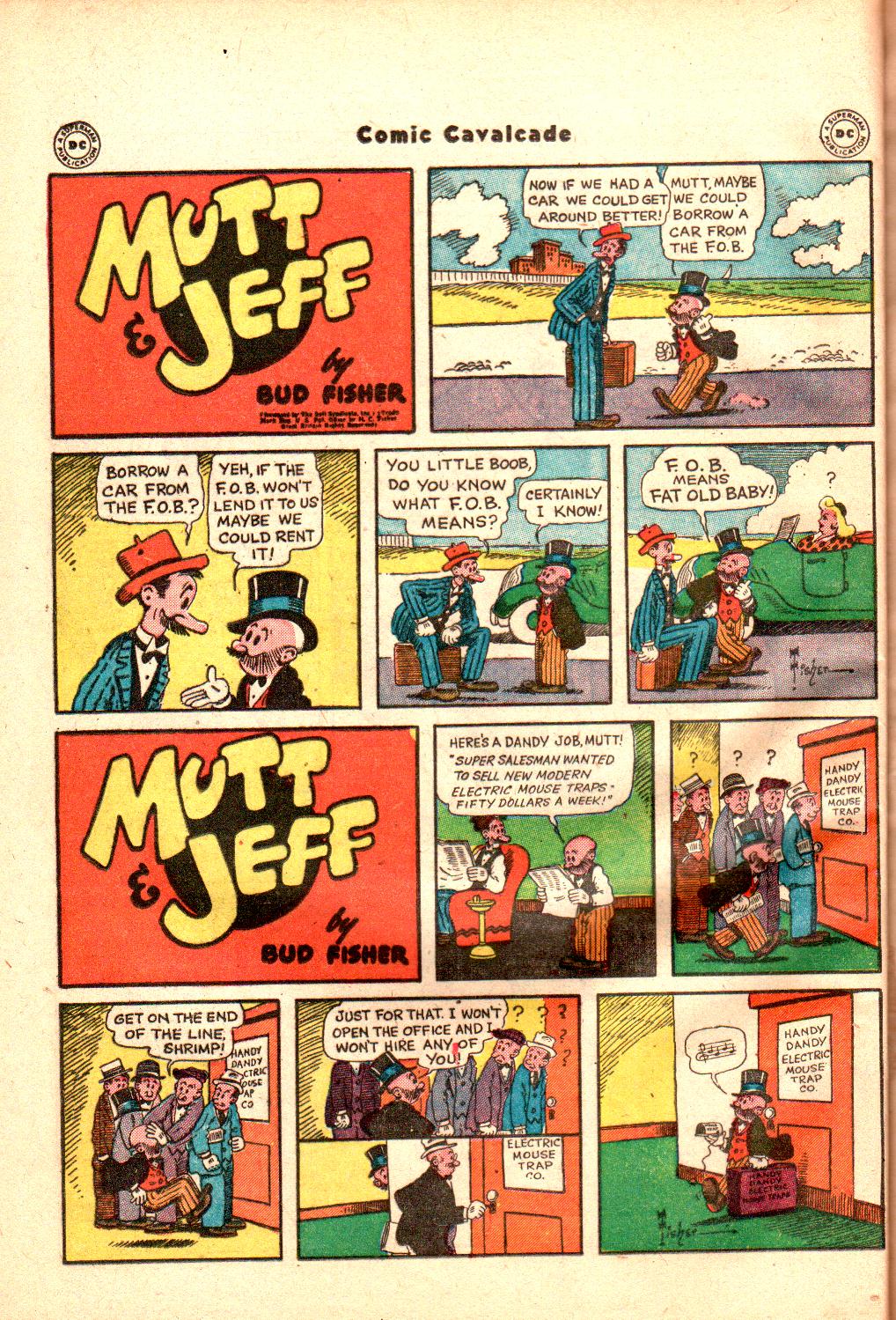 Read online Comic Cavalcade comic -  Issue #21 - 16