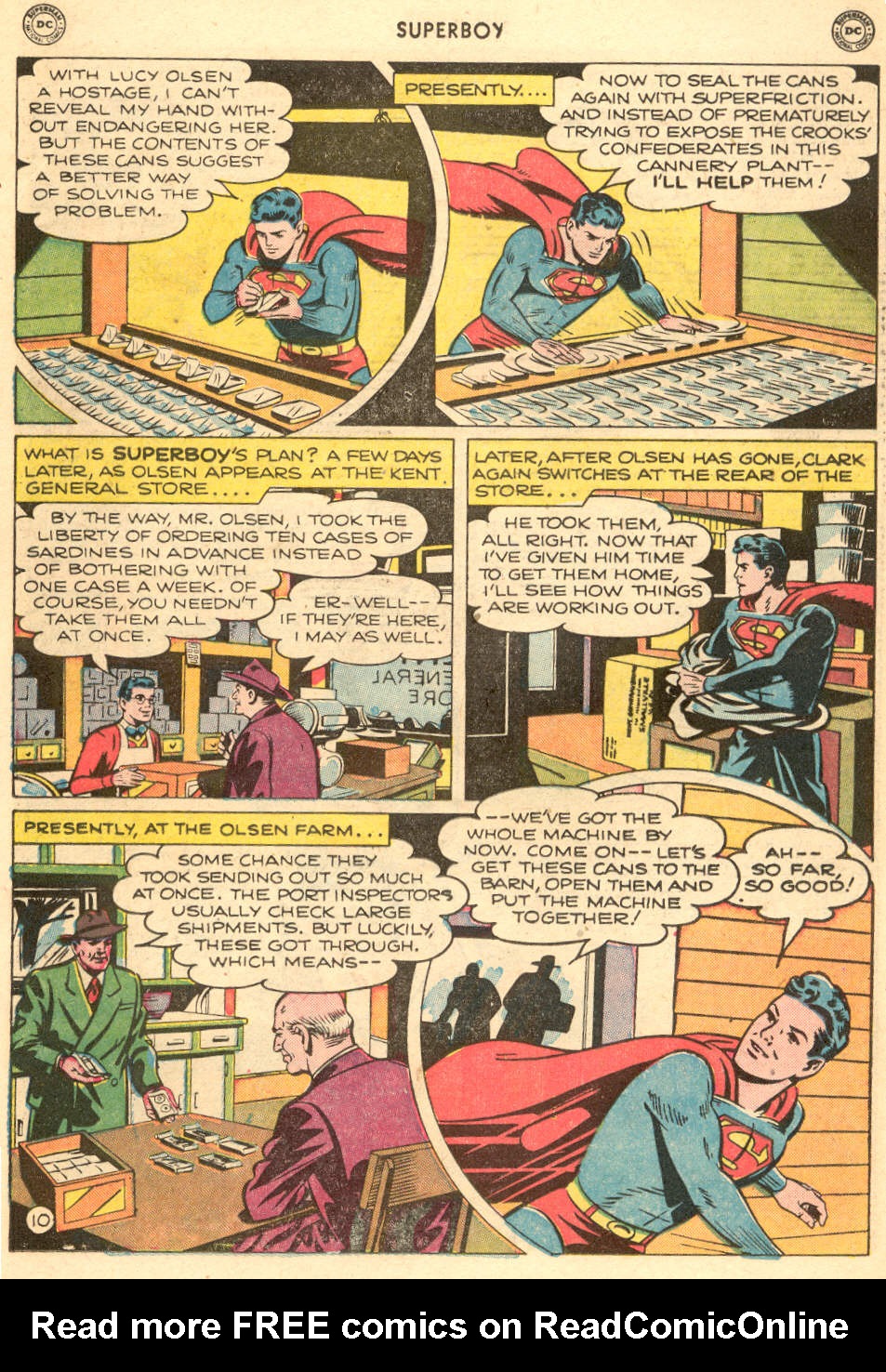 Read online Superboy (1949) comic -  Issue #6 - 21