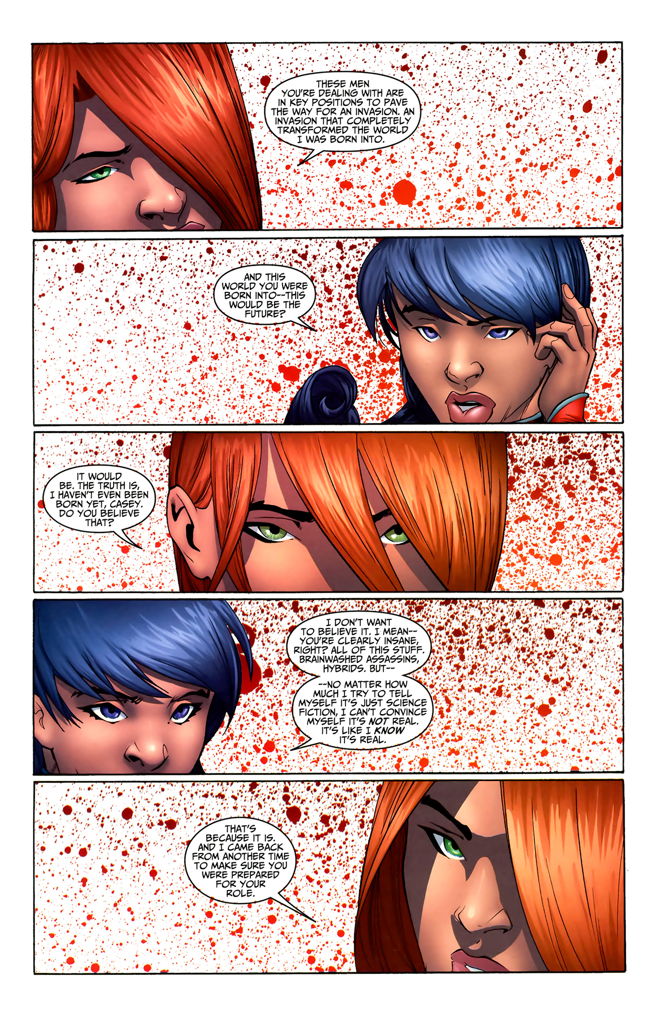 Read online Casey Blue: Beyond Tomorrow comic -  Issue #5 - 4