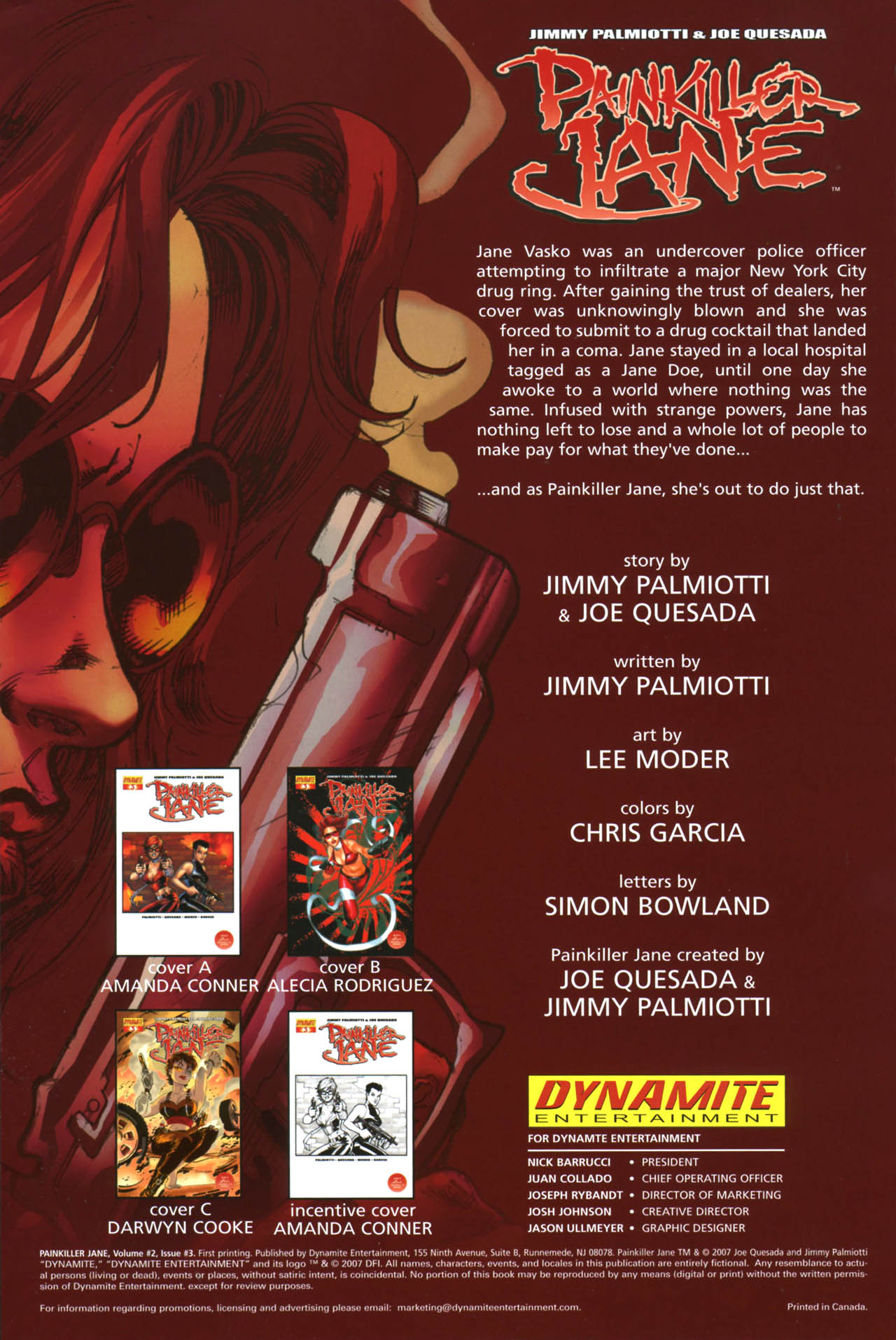 Read online Painkiller Jane (2007) comic -  Issue #3 - 2